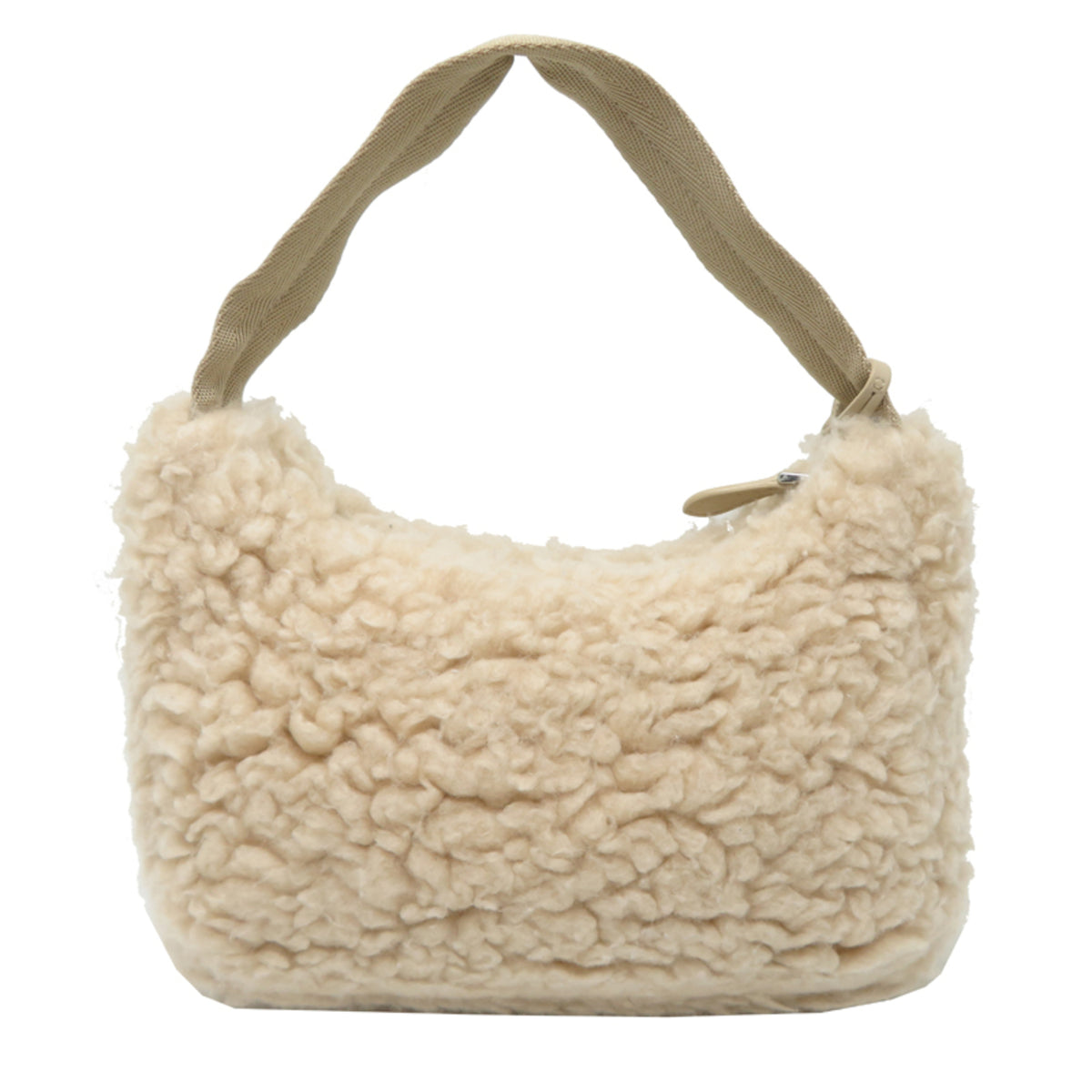 Prada White Silk Wool Handbag (Pre-Owned)