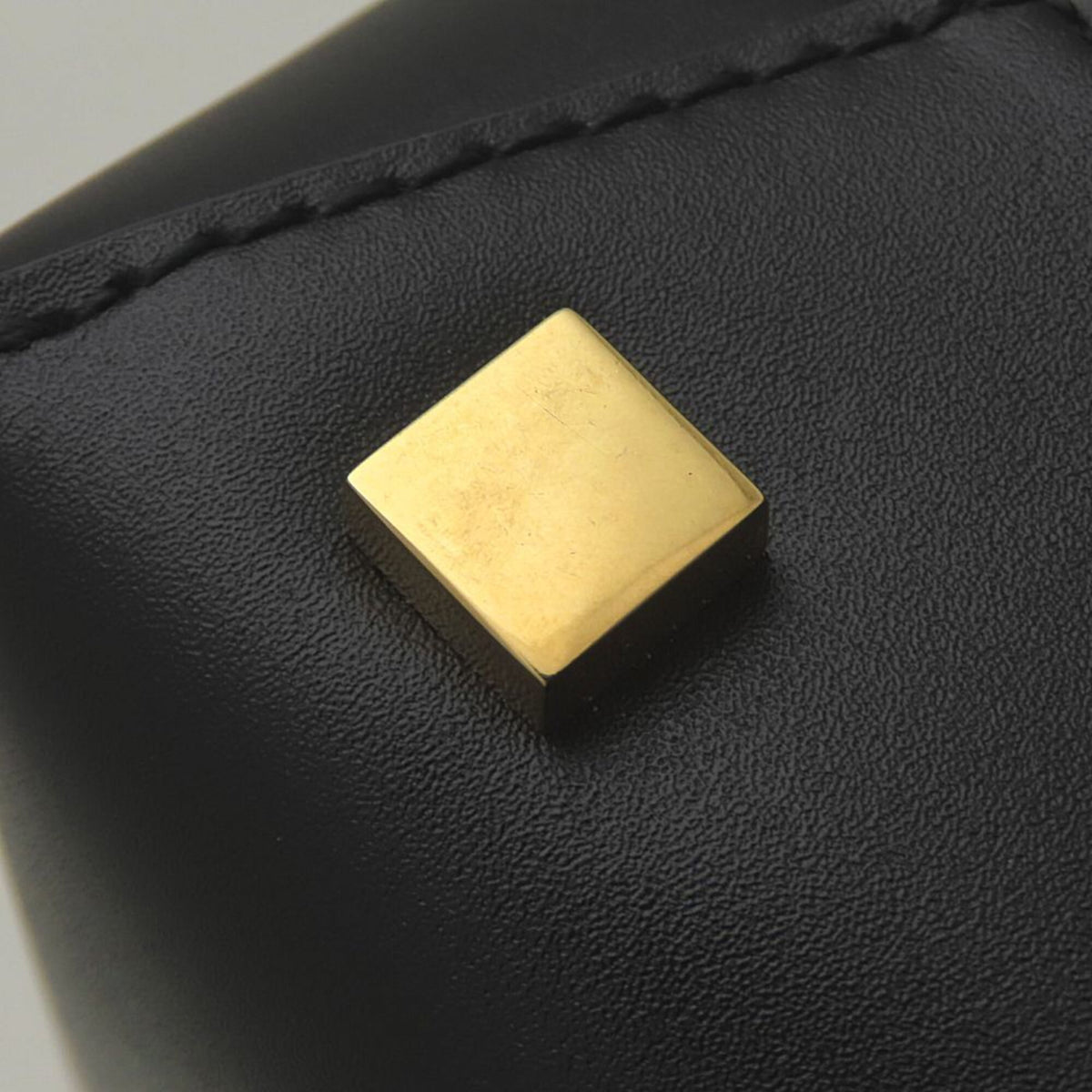 Yves Saint Laurent Black Leather Shoulder Bag (Pre-Owned)