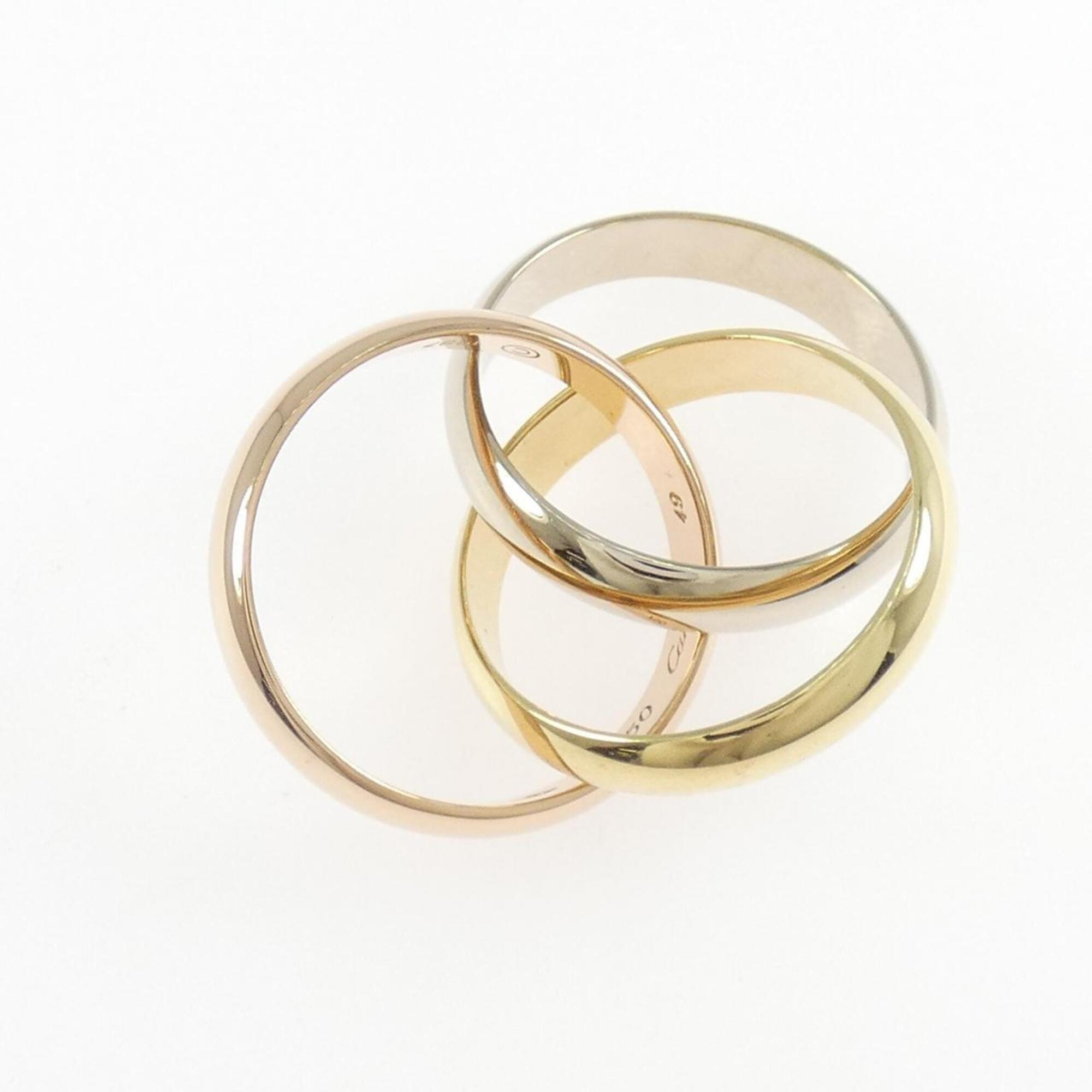 Cartier Yellow Gold (18K) Pink Gold (18K) White Gold (18K) Band Ring (Pre-Owned)