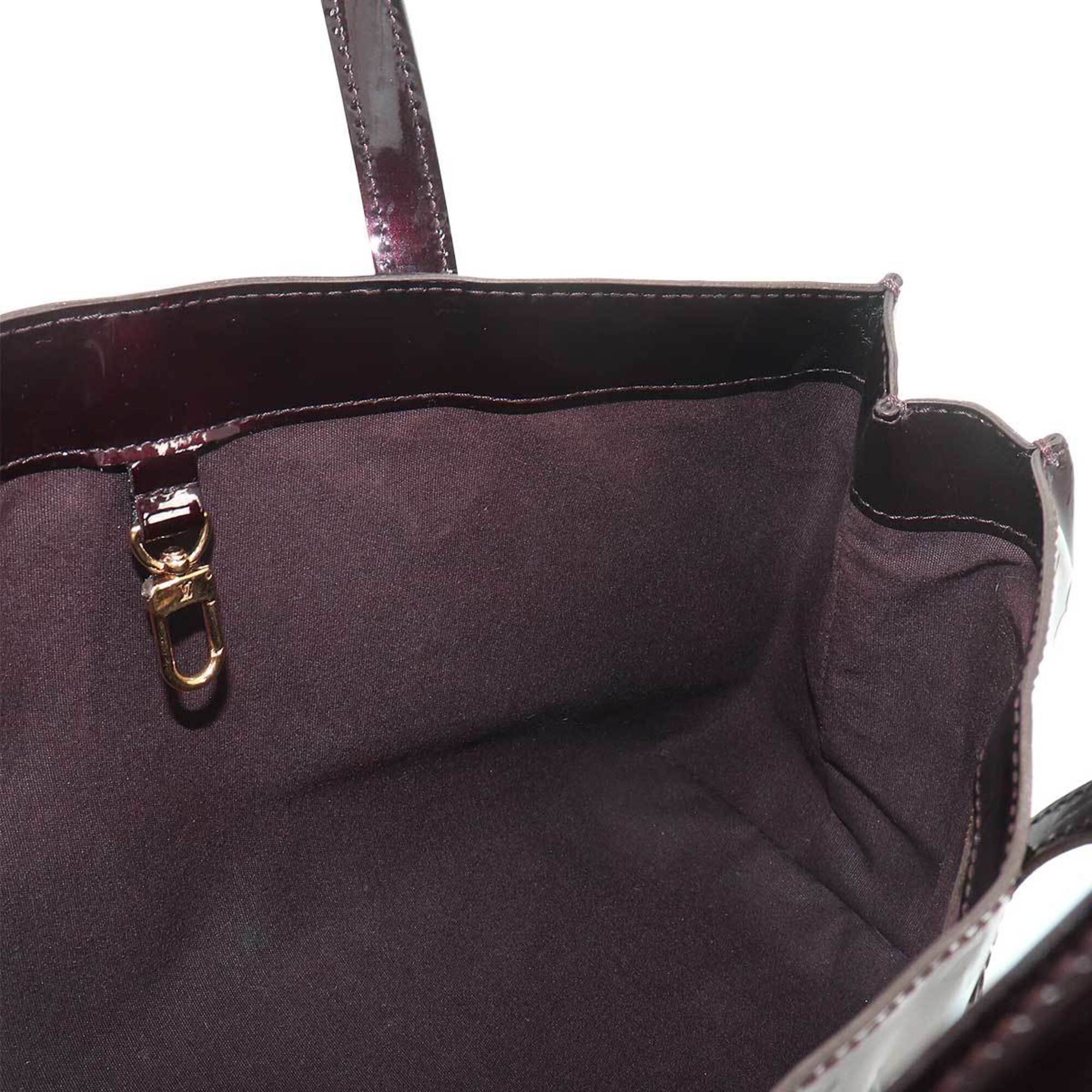 Louis Vuitton Amarante Monogram Vernis Handbag (Pre-Owned)