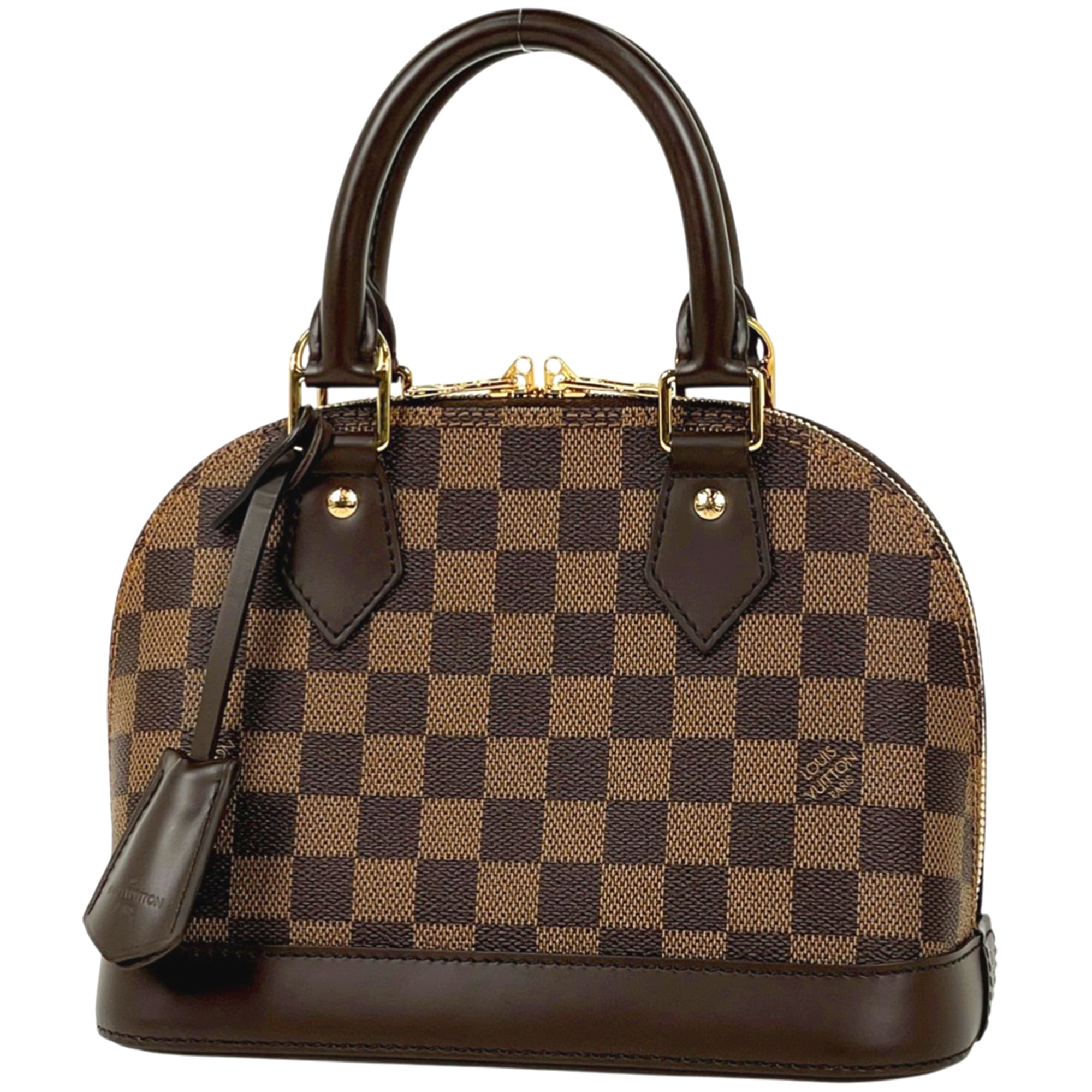 Louis Vuitton Brown Damier Canvas Handbag Shoulder Bag (Pre-Owned)