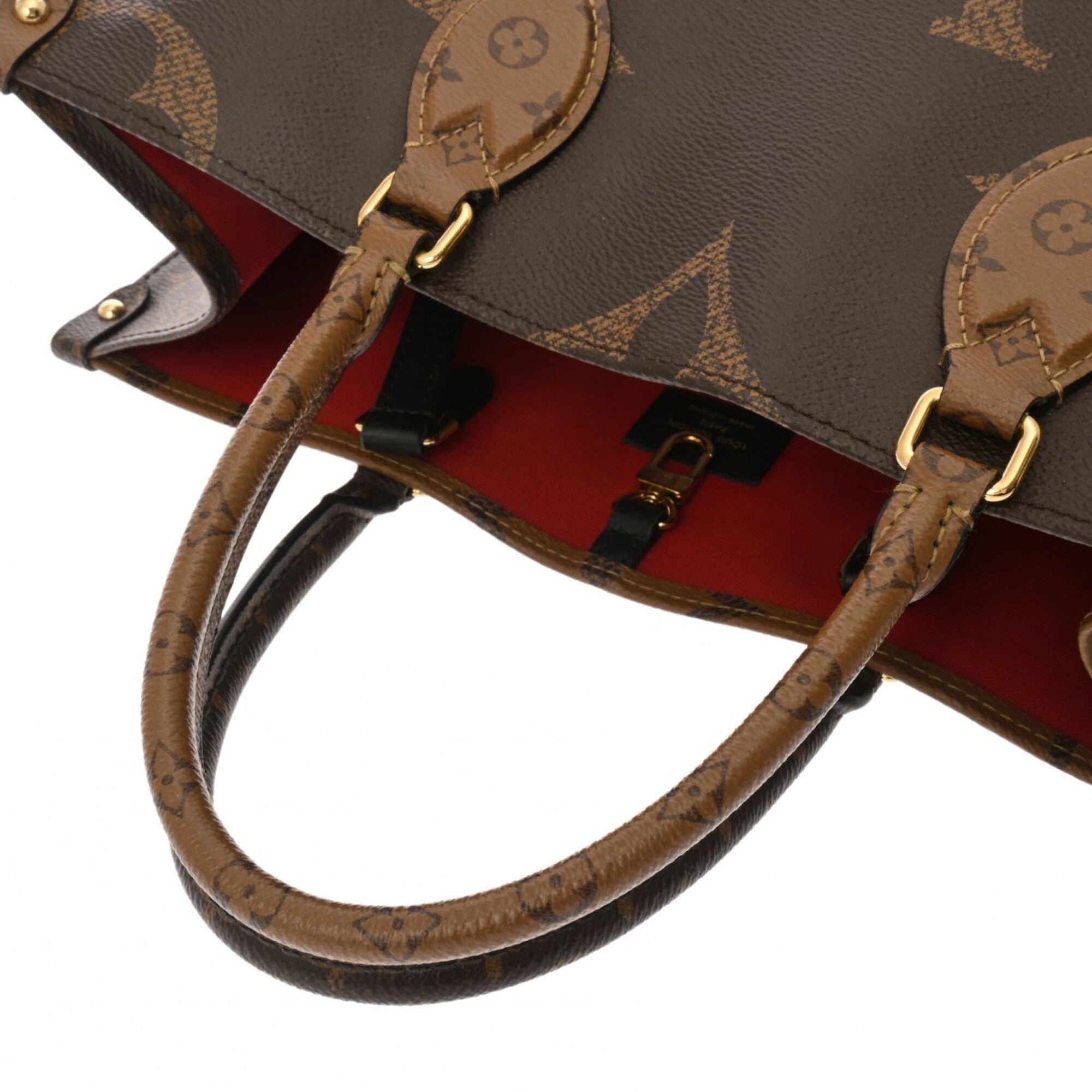 Louis Vuitton Brown Monogram Canvas Handbag (Pre-Owned)