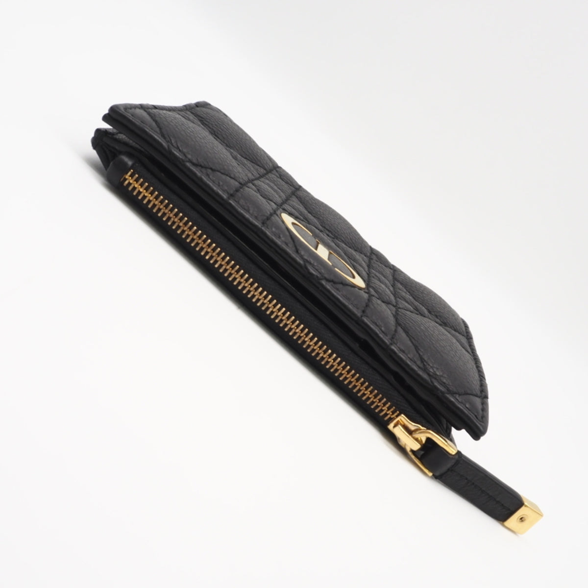 Christian Dior Black Leather Wallet (Bi-Fold) (Pre-Owned)