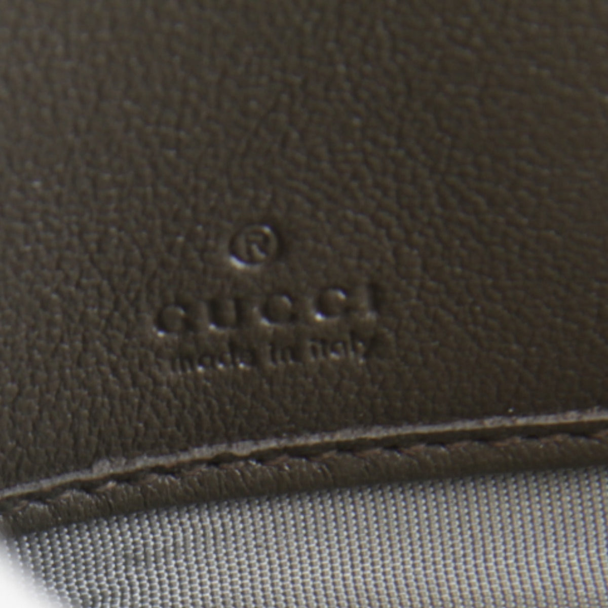 Gucci Brown Leather Long Wallet (Bi-Fold) (Pre-Owned)