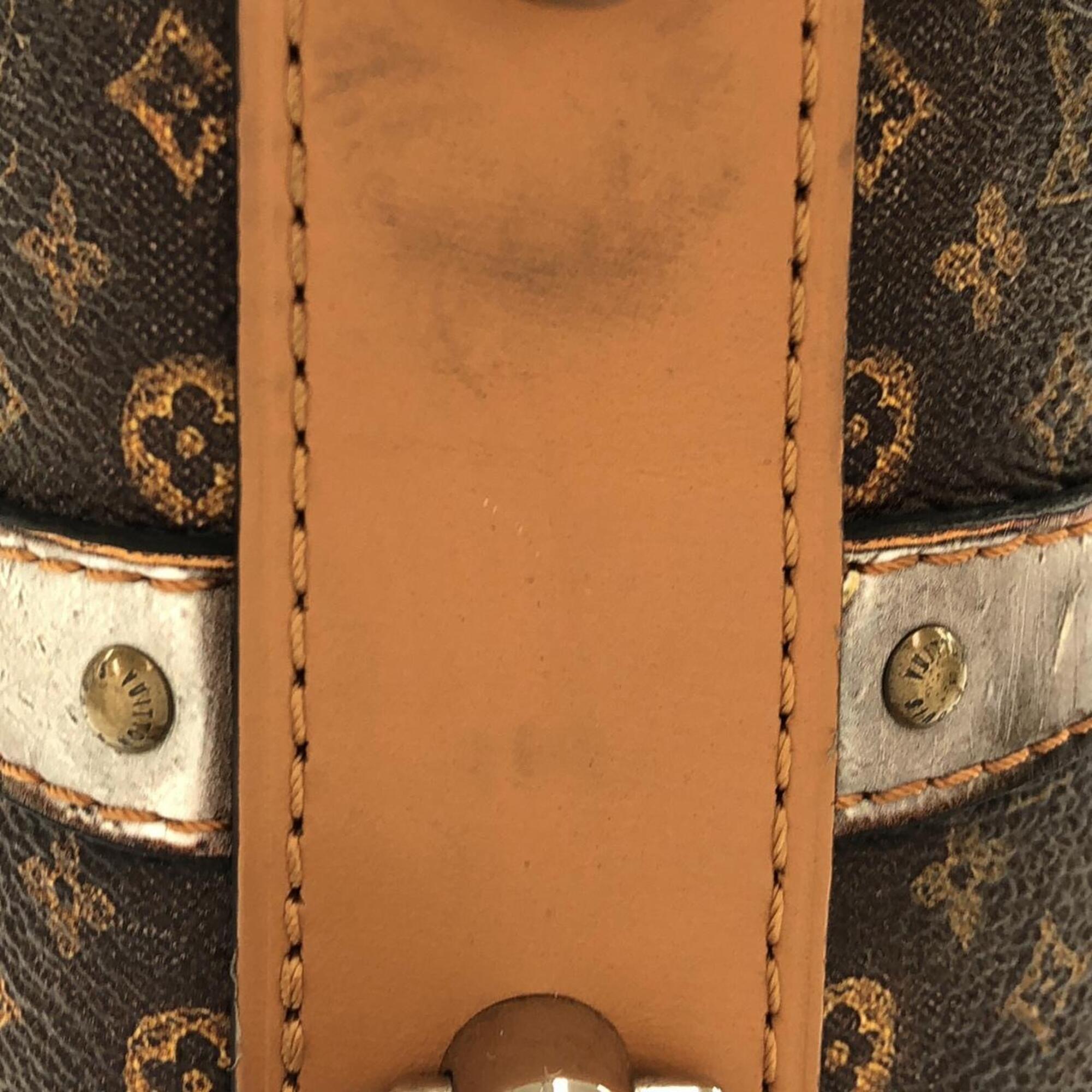 Louis Vuitton Marron Coated Canvas Handbag (Pre-Owned)