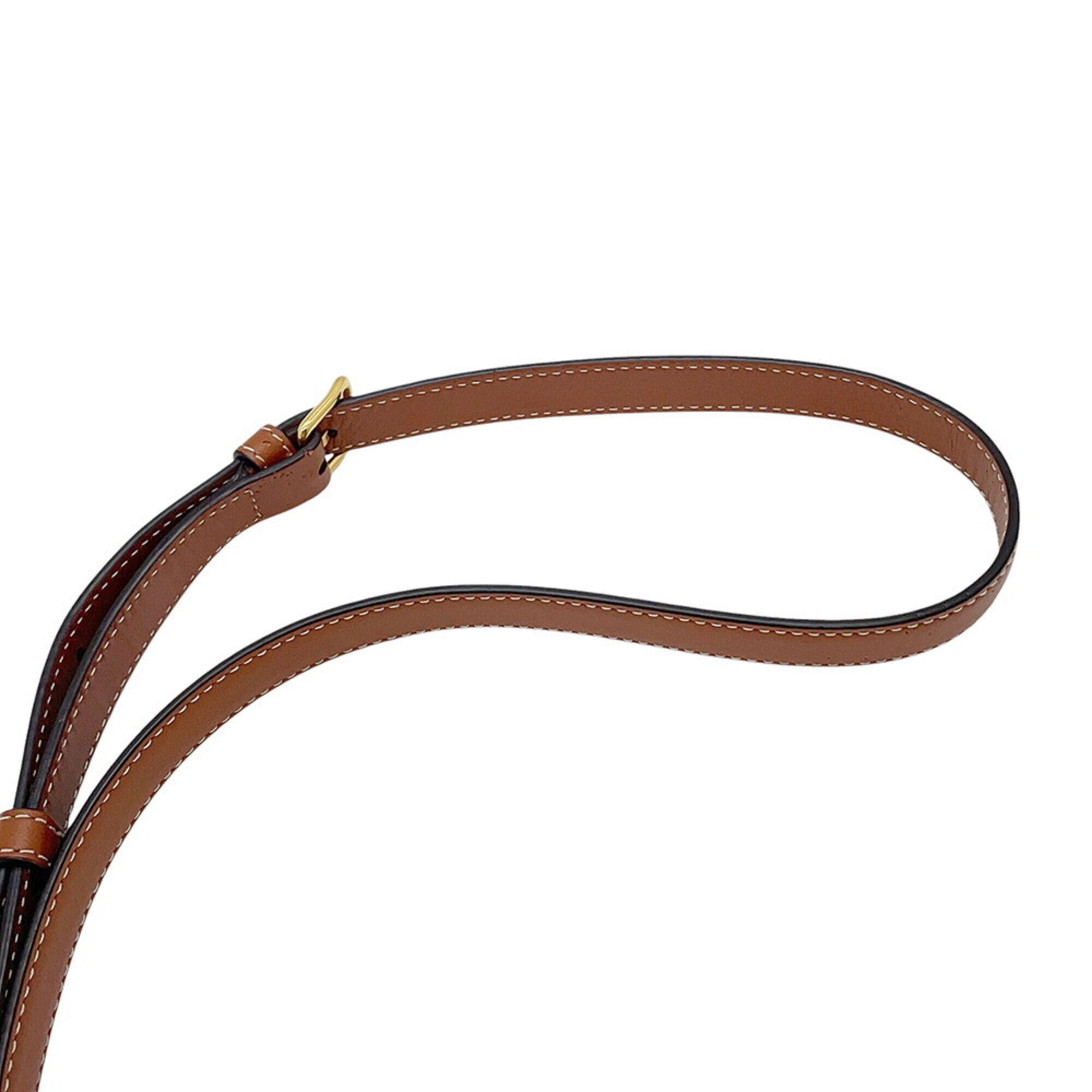 Celine Brown Pvc Shoulder Bag (Pre-Owned)
