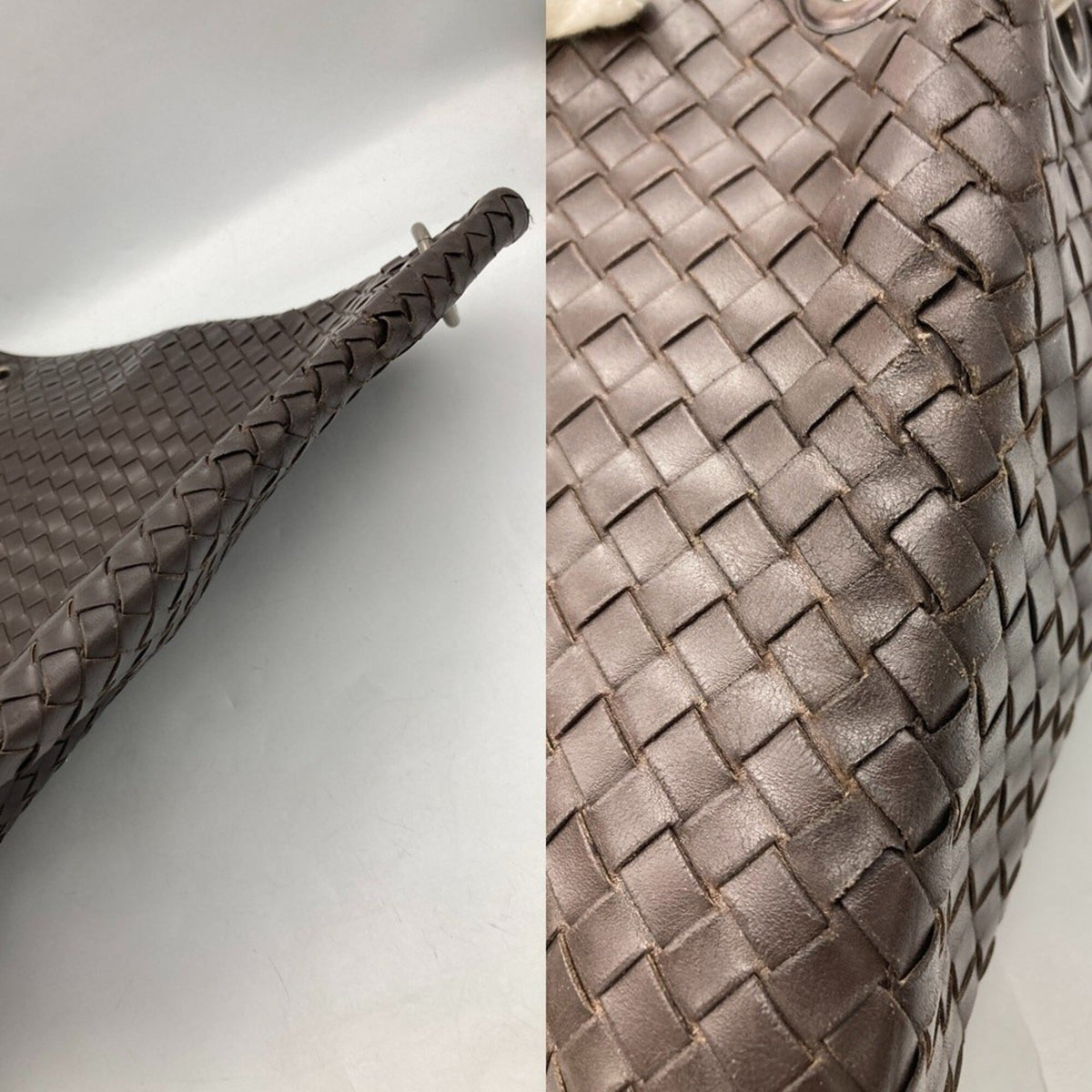 Bottega Veneta Brown Leather Shoulder Bag (Pre-Owned)