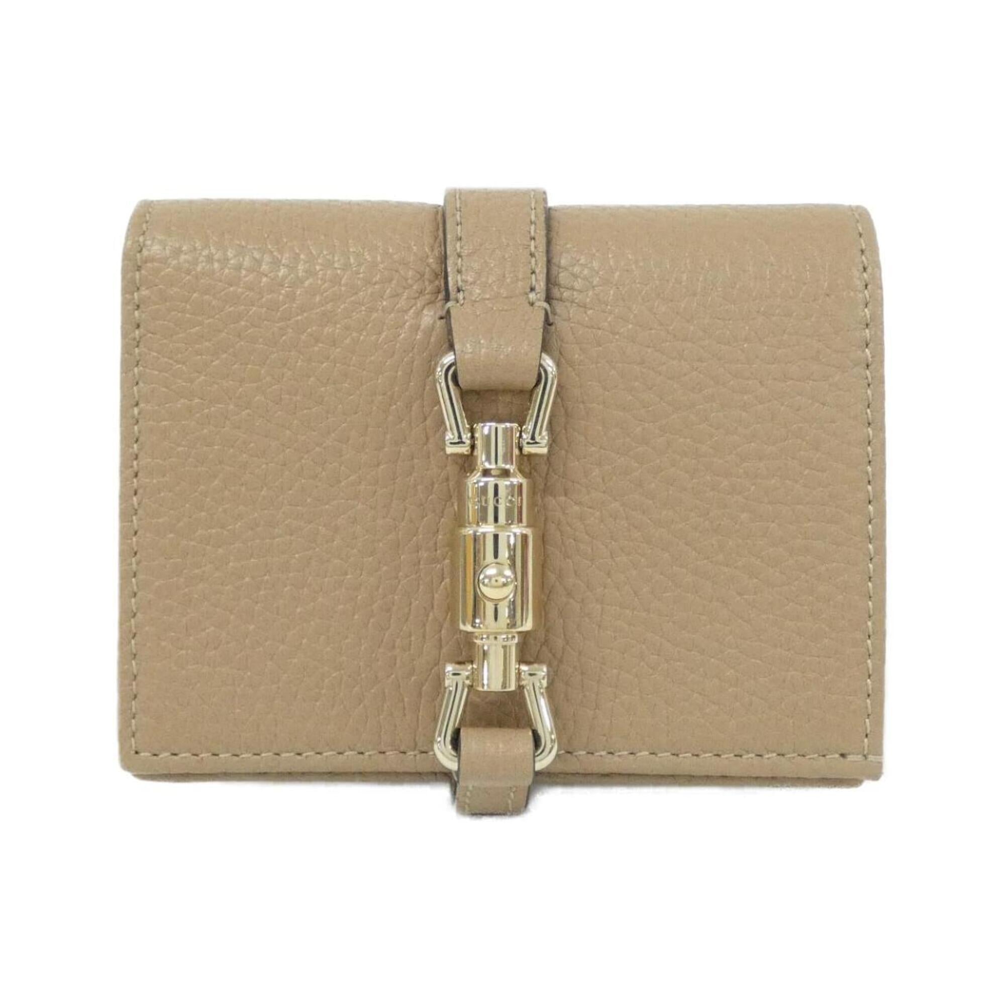 Gucci Beige Leather Wallet (Bi-Fold) (Pre-Owned)