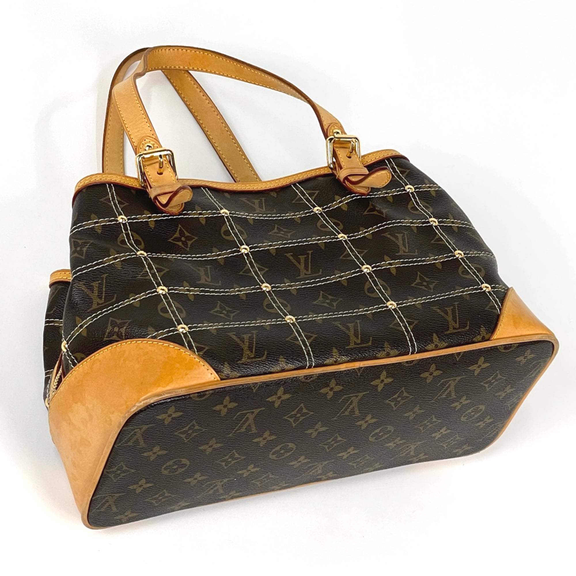 Louis Vuitton Brown Monogram Handbag Shoulder Bag (Pre-Owned)