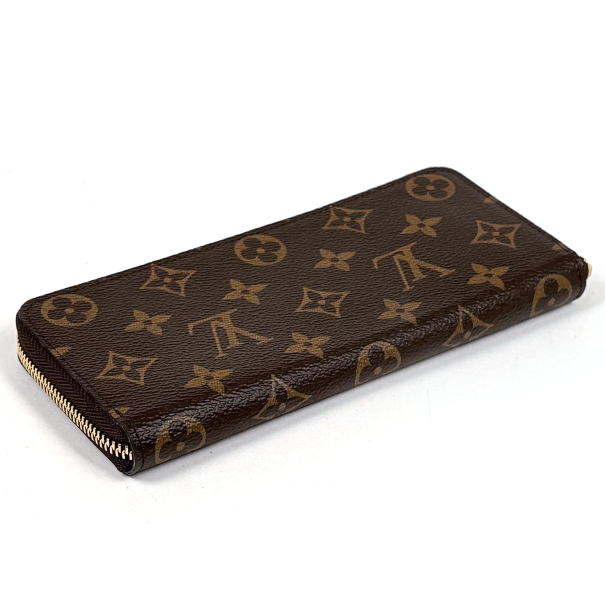 Louis Vuitton Bordeaux Brown Fuchsia Monogram Monogram Long Bill Wallet (Bi-Fold) (Pre-Owned)