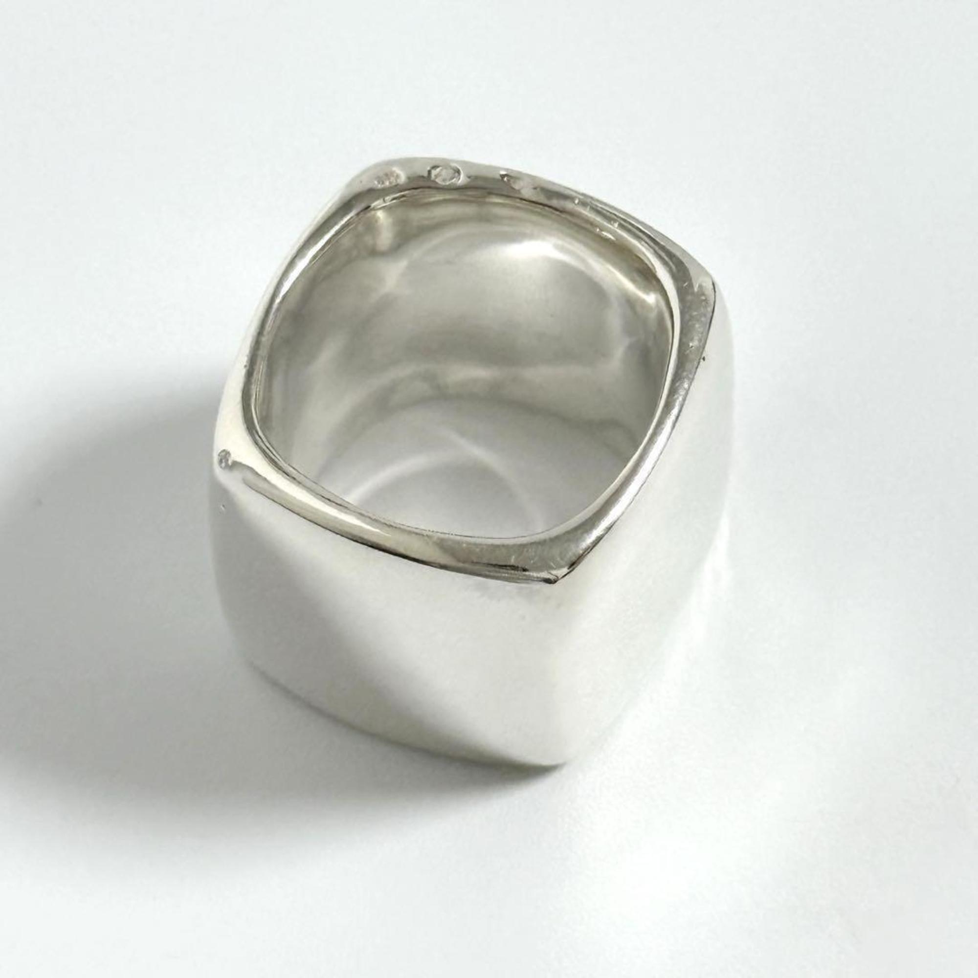 Chanel Silver 925 Band Ring (Pre-Owned)