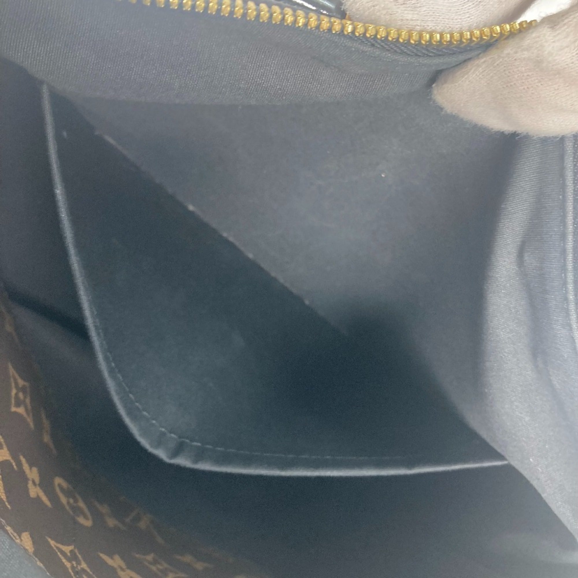 Louis Vuitton Black Brown Monogram Noir Vernis Shoulder Bag Tote Bag (Pre-Owned)