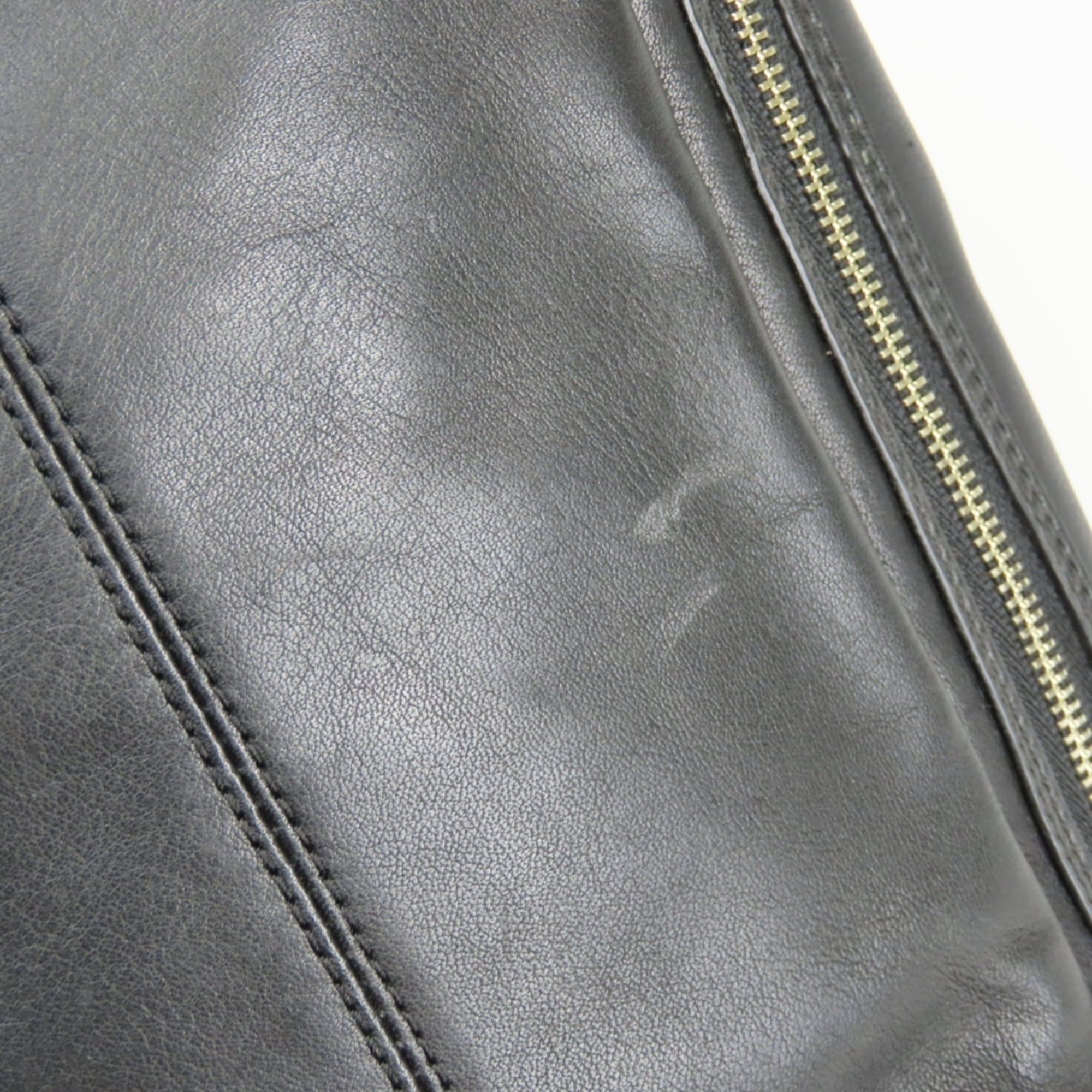Coach Black Leather Tote Bag (Pre-Owned)