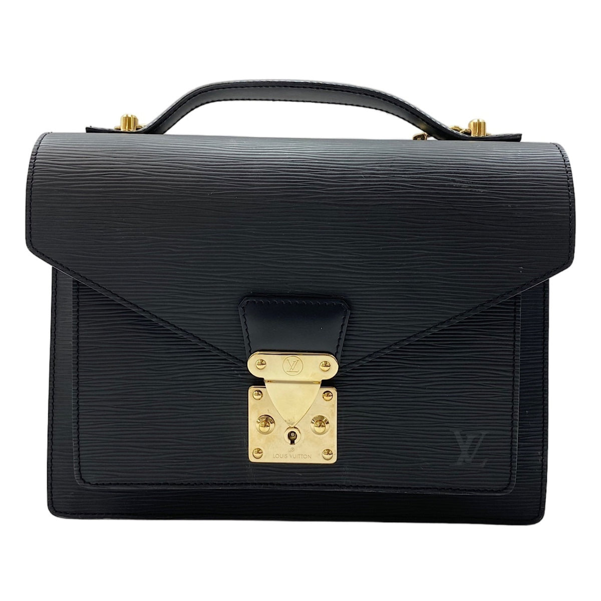 Louis Vuitton Black Handbag (Pre-Owned)