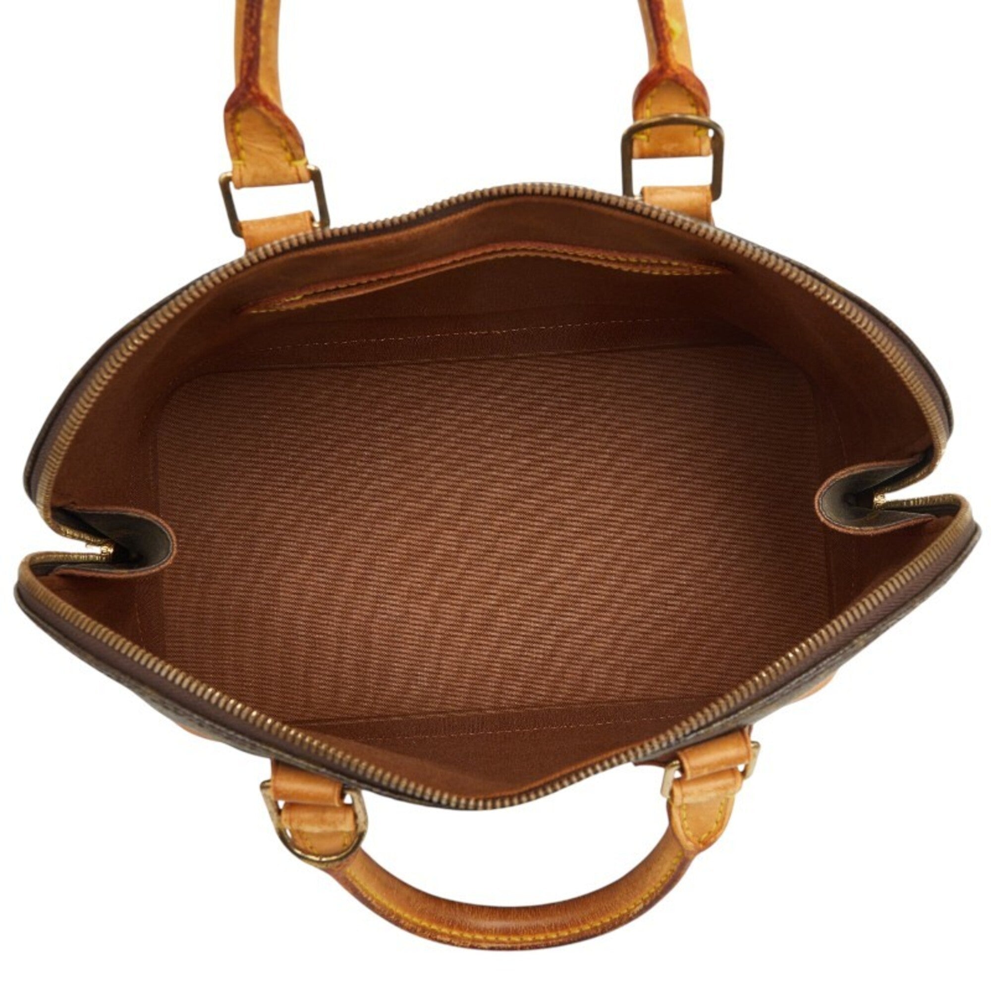 Louis Vuitton Brown Pvc Leather Handbag (Pre-Owned)