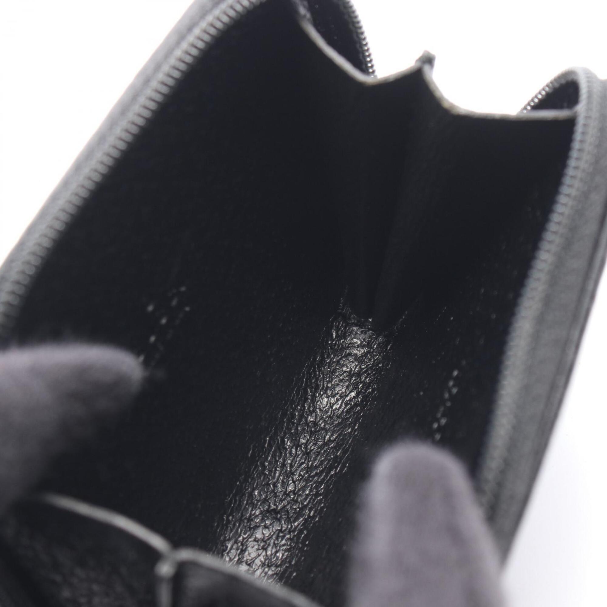 Gucci Black Canvas Leather Coin Purse/Coin Case (Pre-Owned)