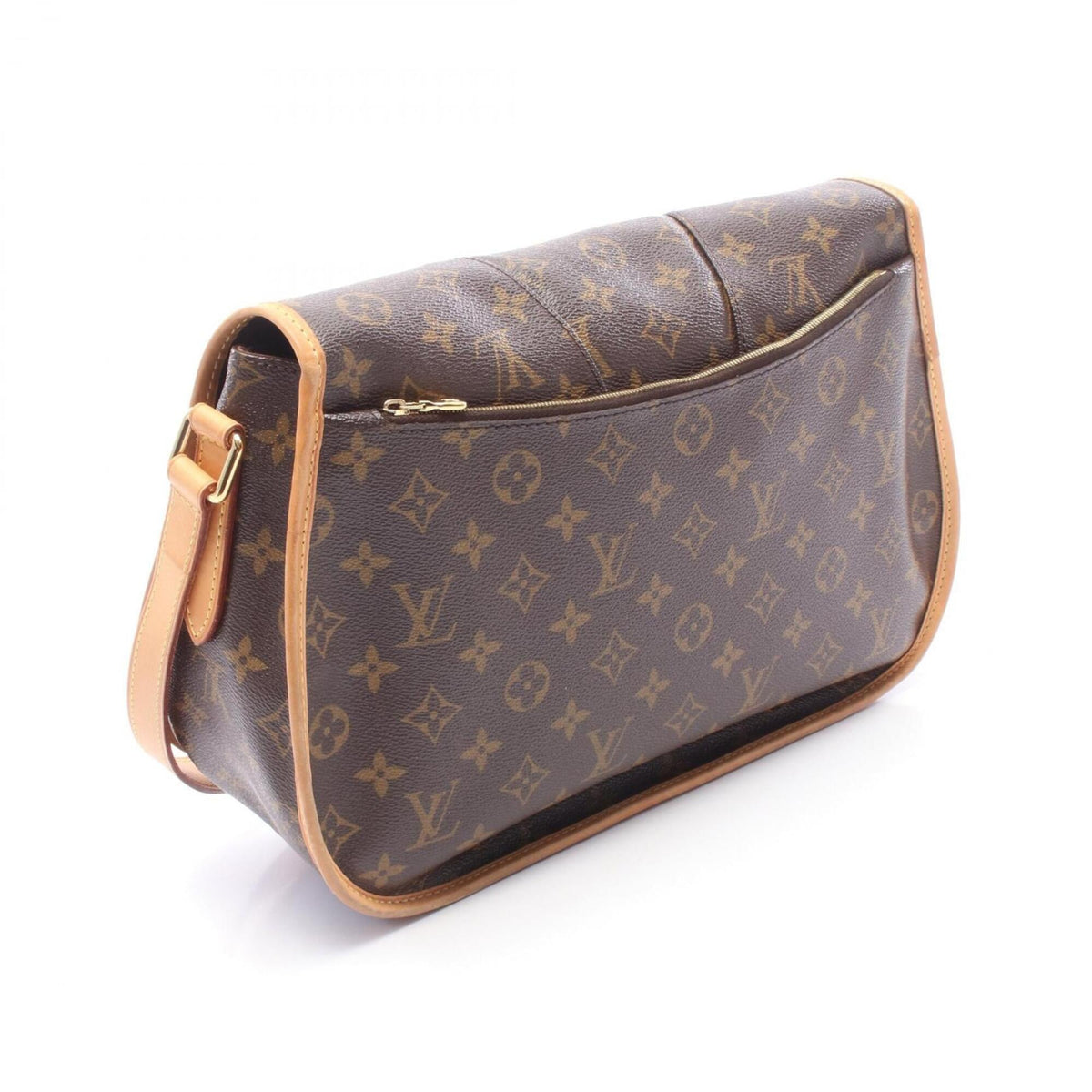 Louis Vuitton Brown Monogram Monogram Leather Handbag Shoulder Bag (Pre-Owned)