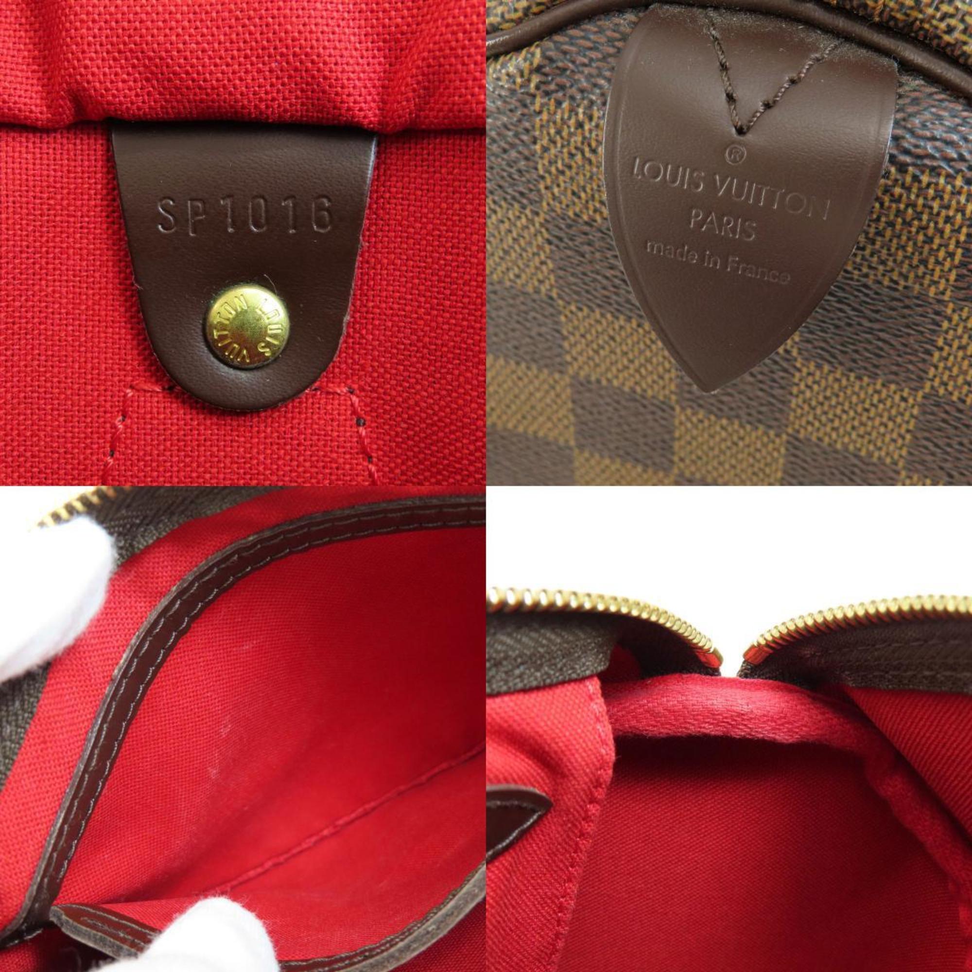 Louis Vuitton Damier Canvas Ebene Damier Canvas Handbag (Pre-Owned)