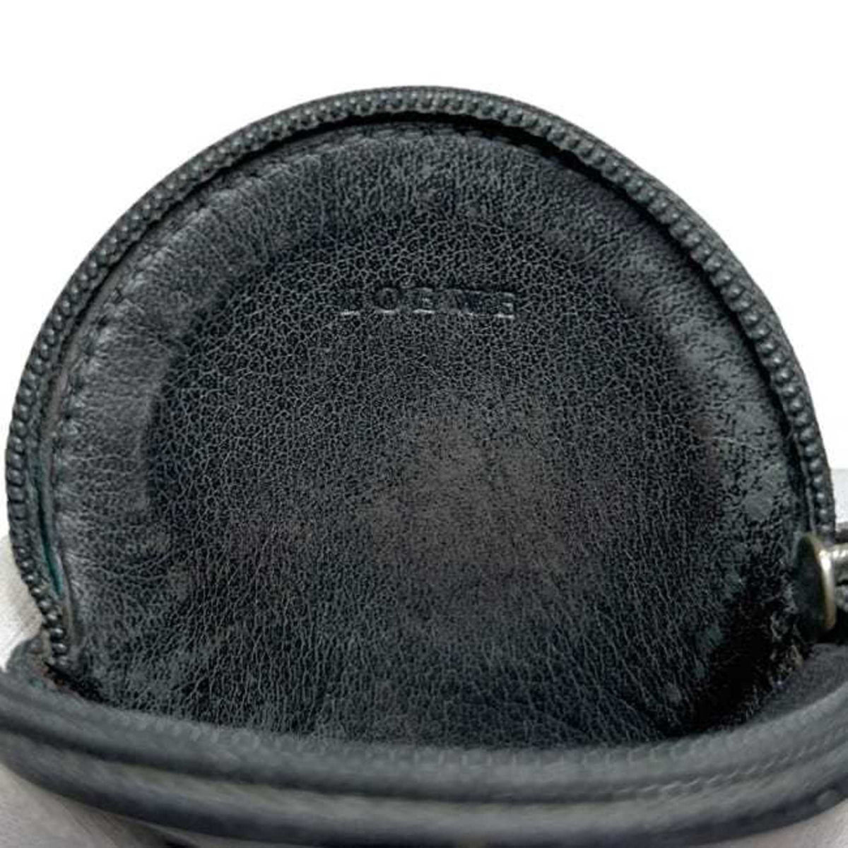 Loewe Black Leather Coin Purse/Coin Case (Pre-Owned)