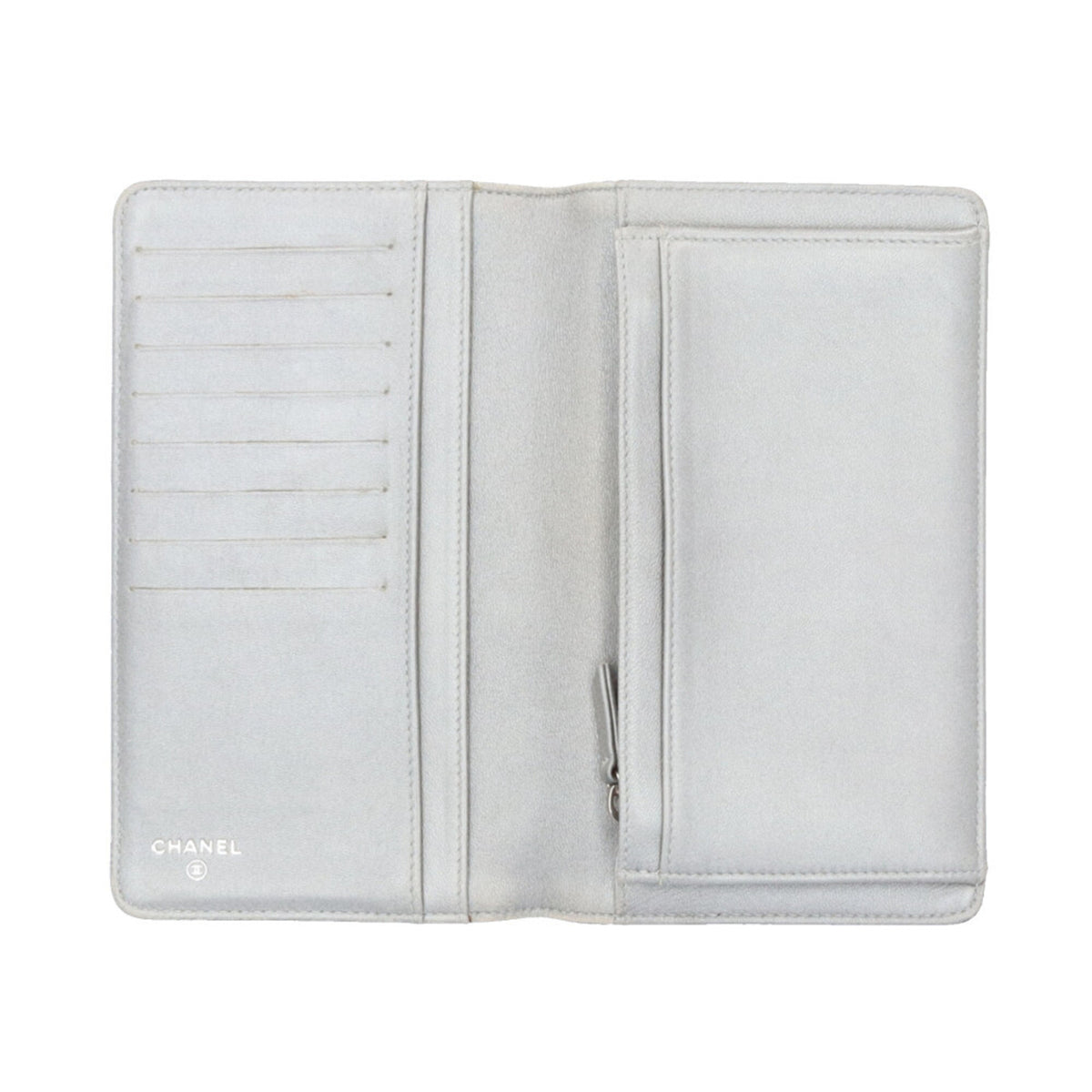 Chanel Black Leather Wallet (Bi-Fold) (Pre-Owned)