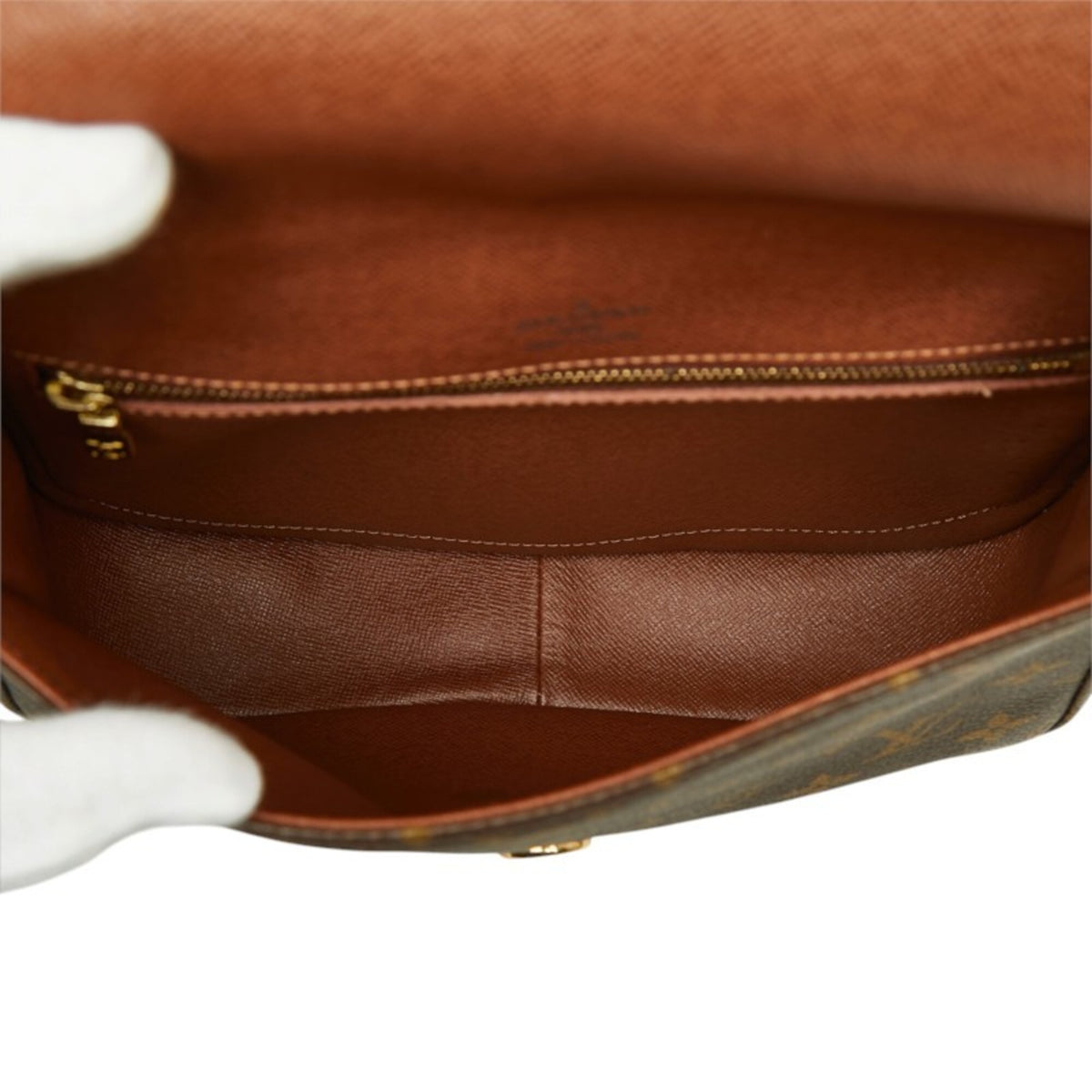 Louis Vuitton Brown Pvc Leather Shoulder Bag (Pre-Owned)