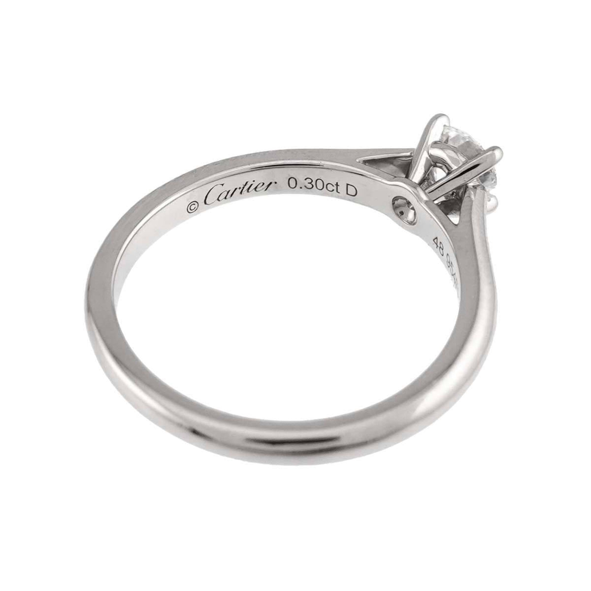 Cartier Platinum 950 Band Ring (Pre-Owned)