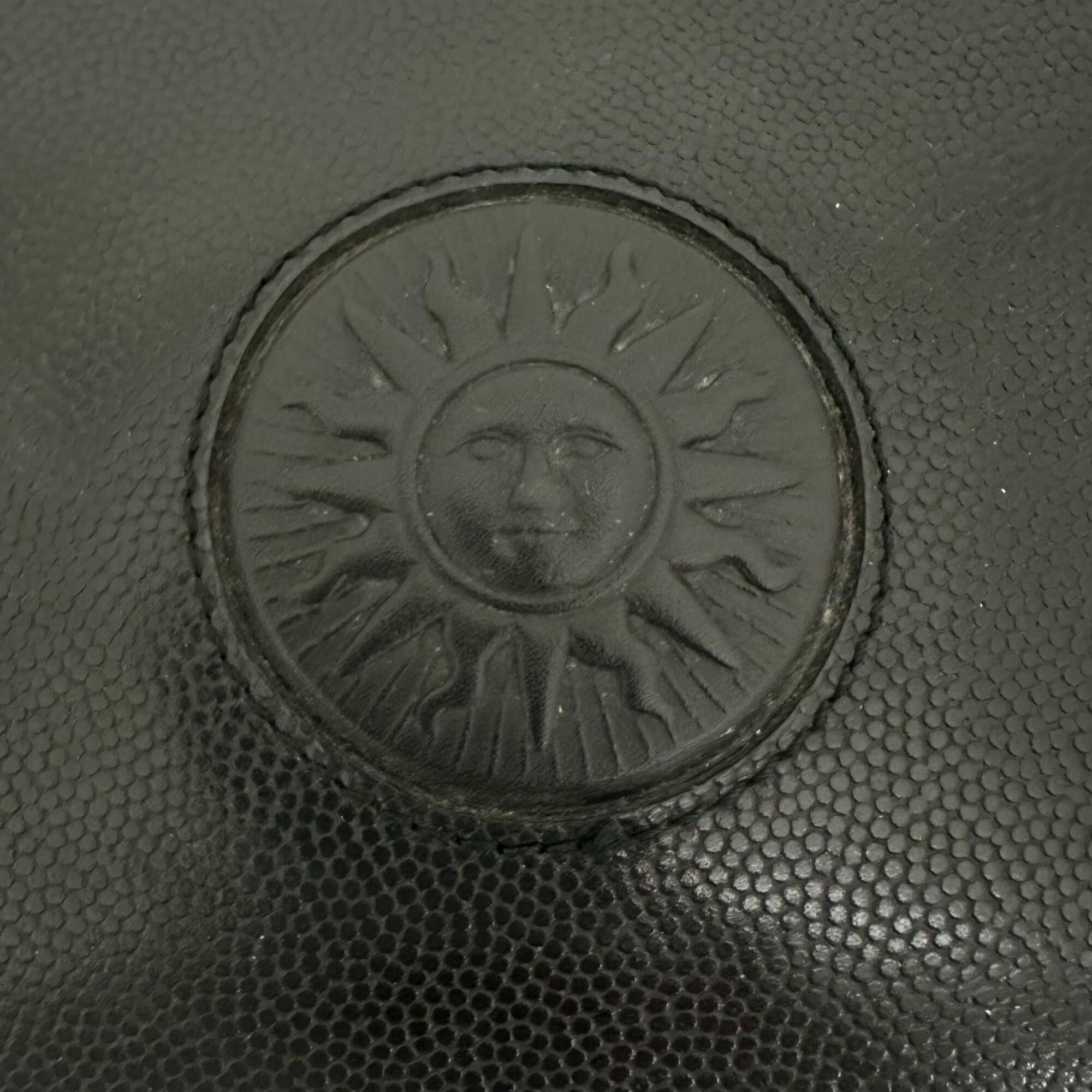 Versace Black Leather Tote Bag (Pre-Owned)