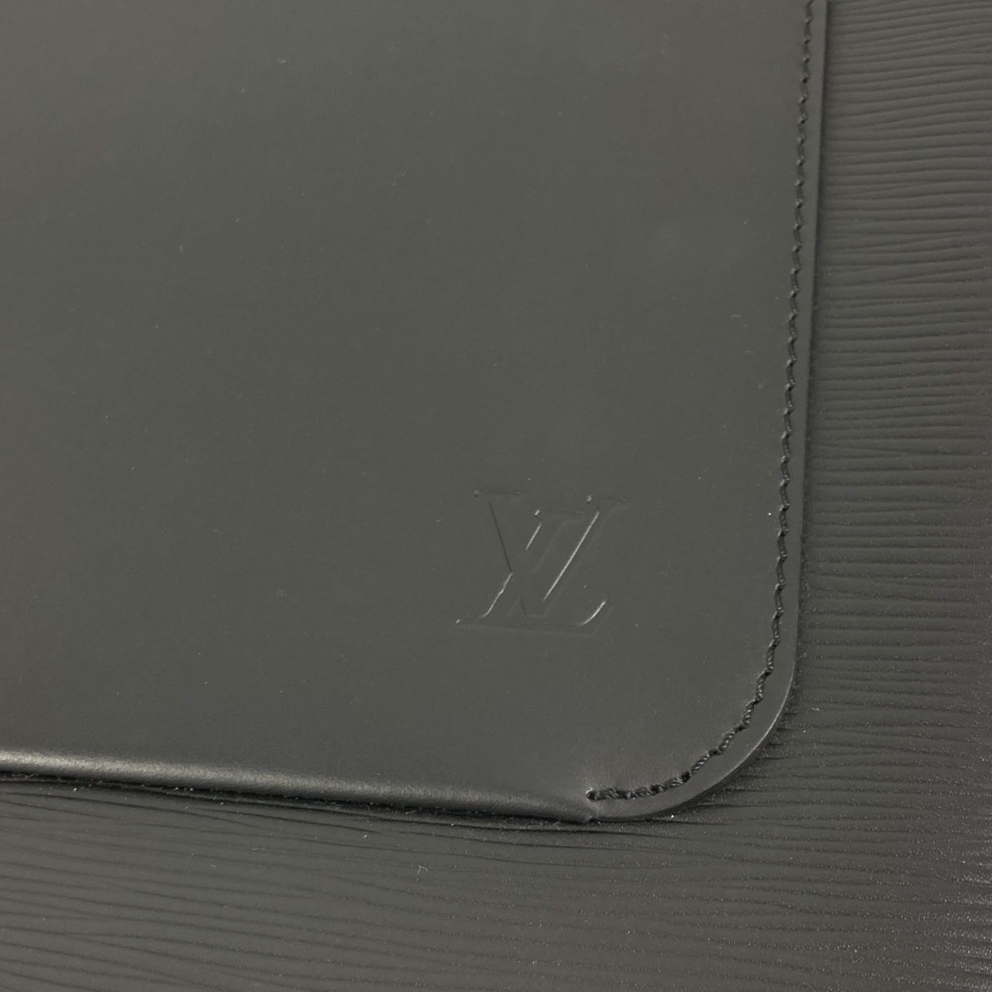 Louis Vuitton Black Noir Epi Leather Handbag Shoulder Bag Tote Bag (Pre-Owned)