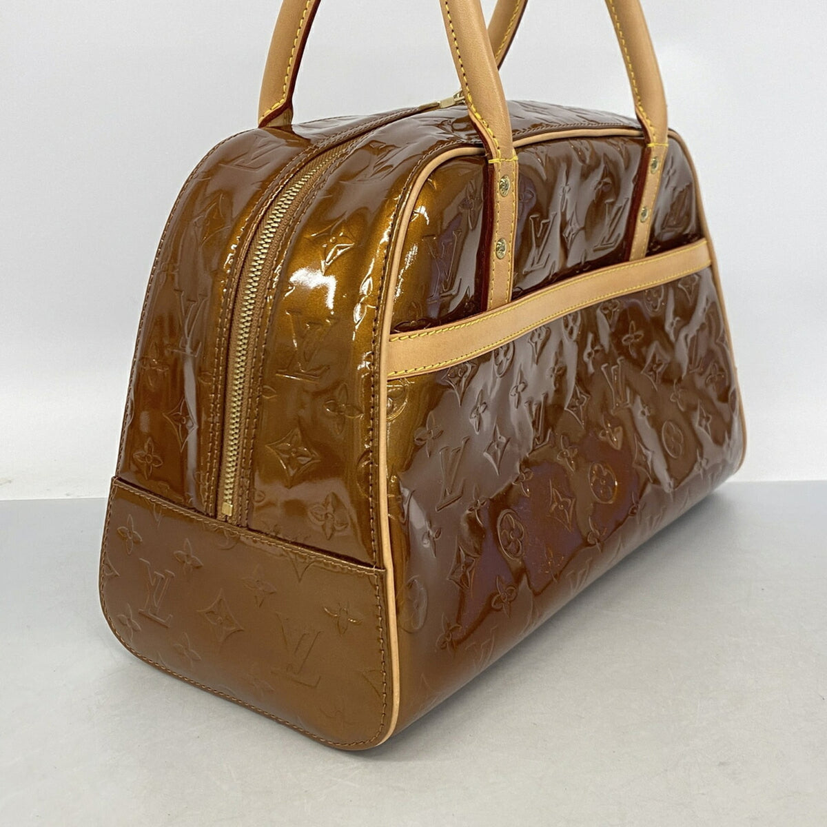 Louis Vuitton Bronze Handbag (Pre-Owned)