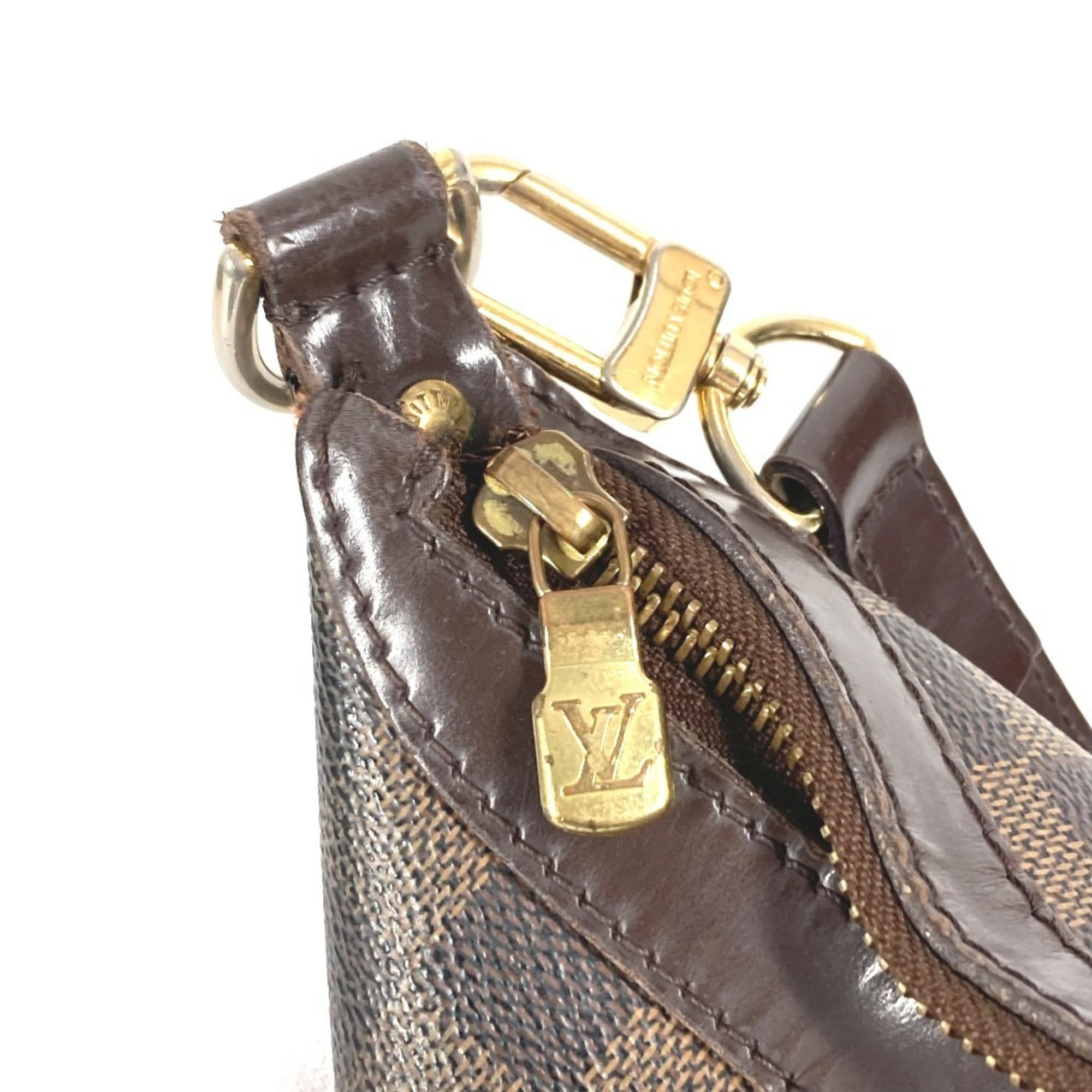 Louis Vuitton Brown Damier Canvas Ebene Damier Canvas Handbag Shoulder Bag (Pre-Owned)