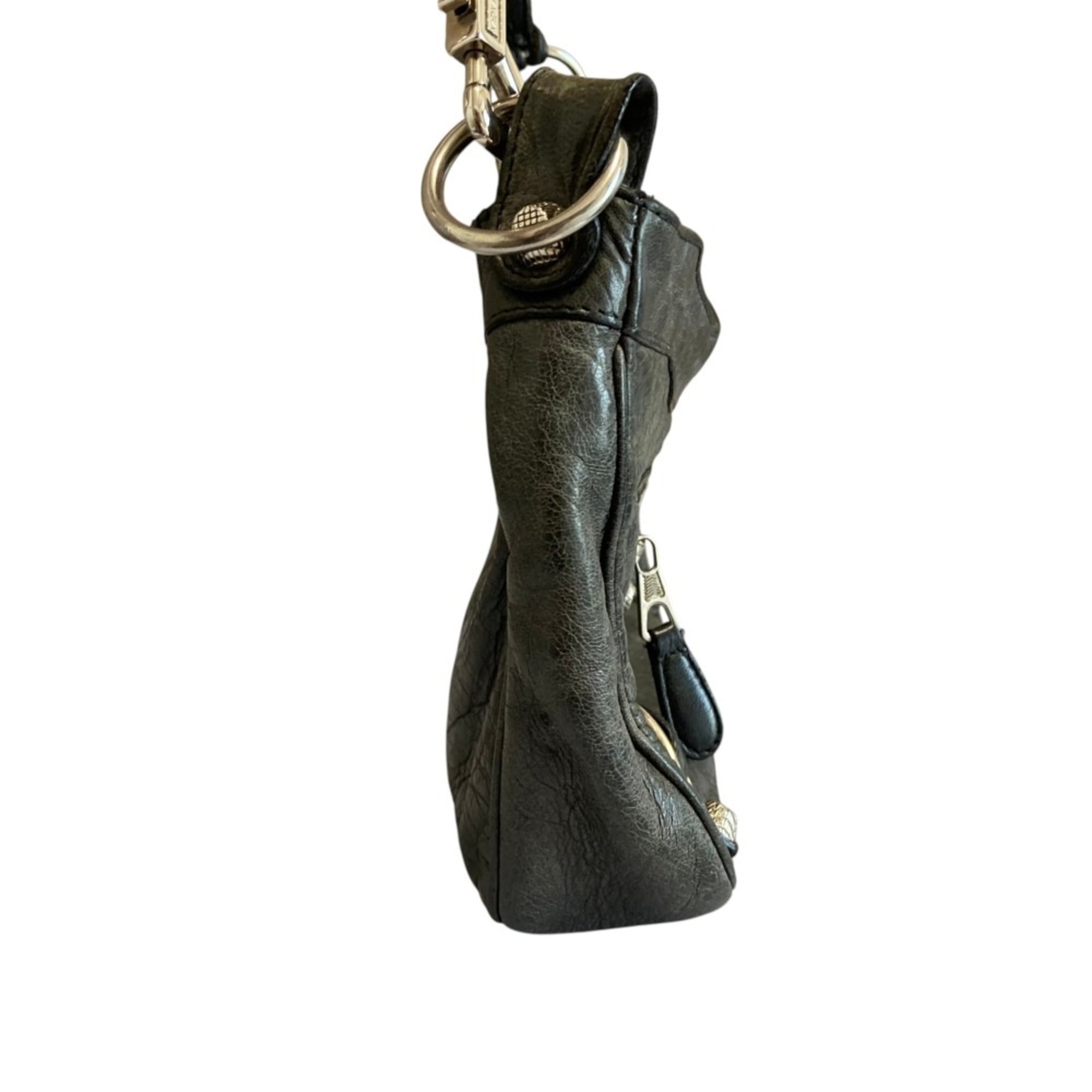 Balenciaga Khaki Leather Shoulder Bag (Pre-Owned)