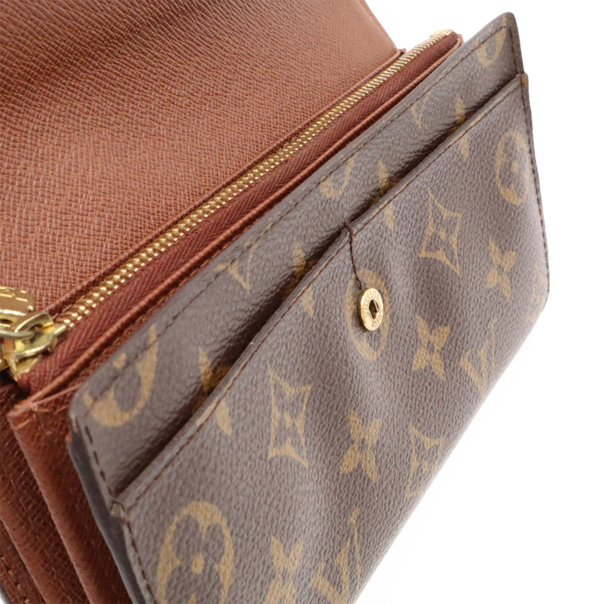 Louis Vuitton Brown Monogram Monogram Long Wallet (Bi-Fold) (Pre-Owned)