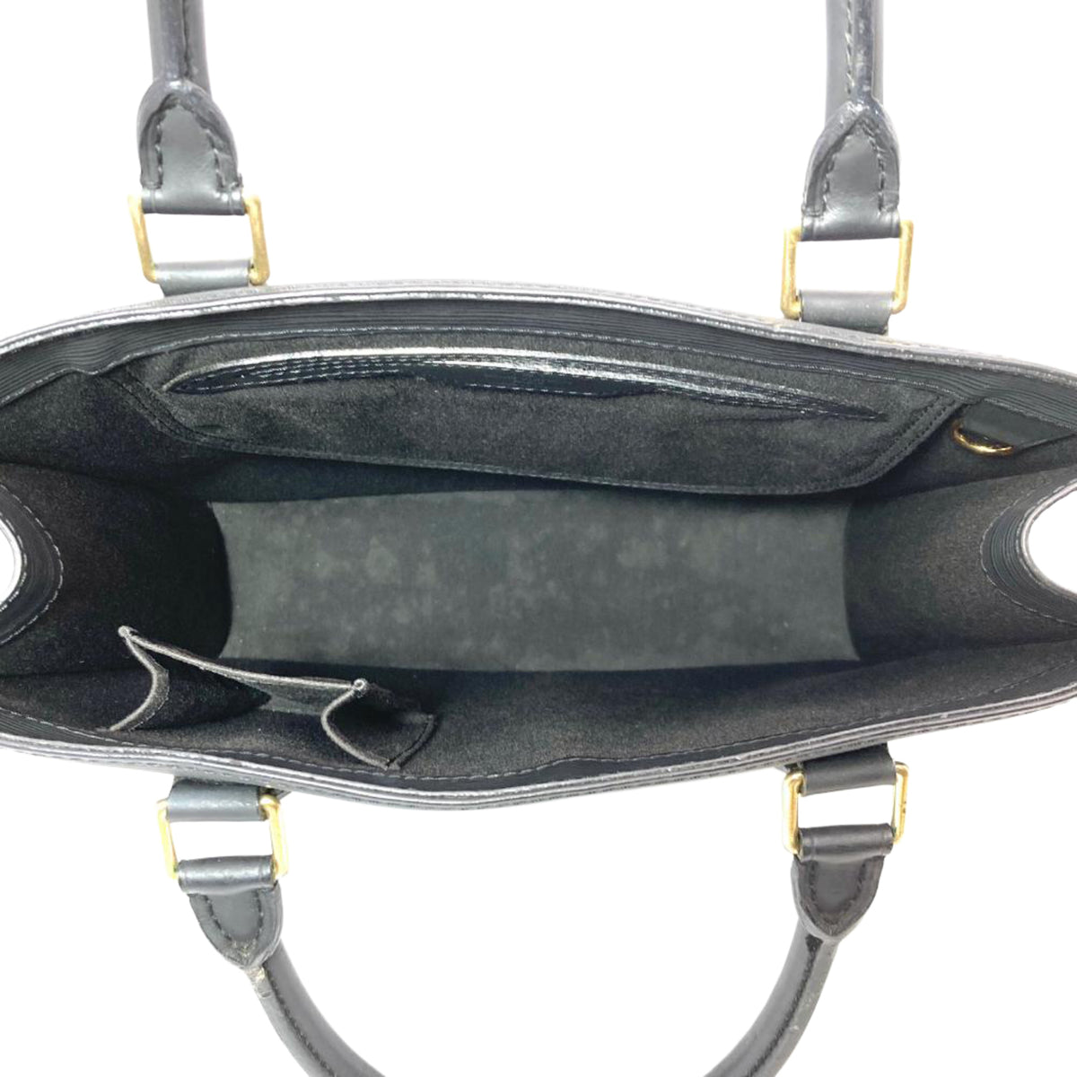 Louis Vuitton Black Noir Epi Leather Tote Bag (Pre-Owned)