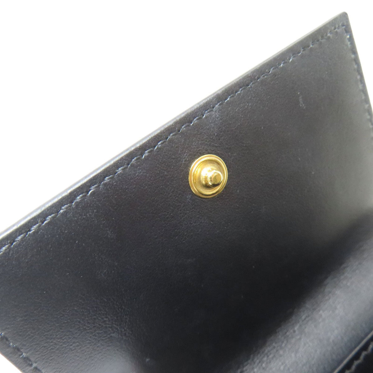Celine Black Leather Wallet (Tri-Fold) (Pre-Owned)