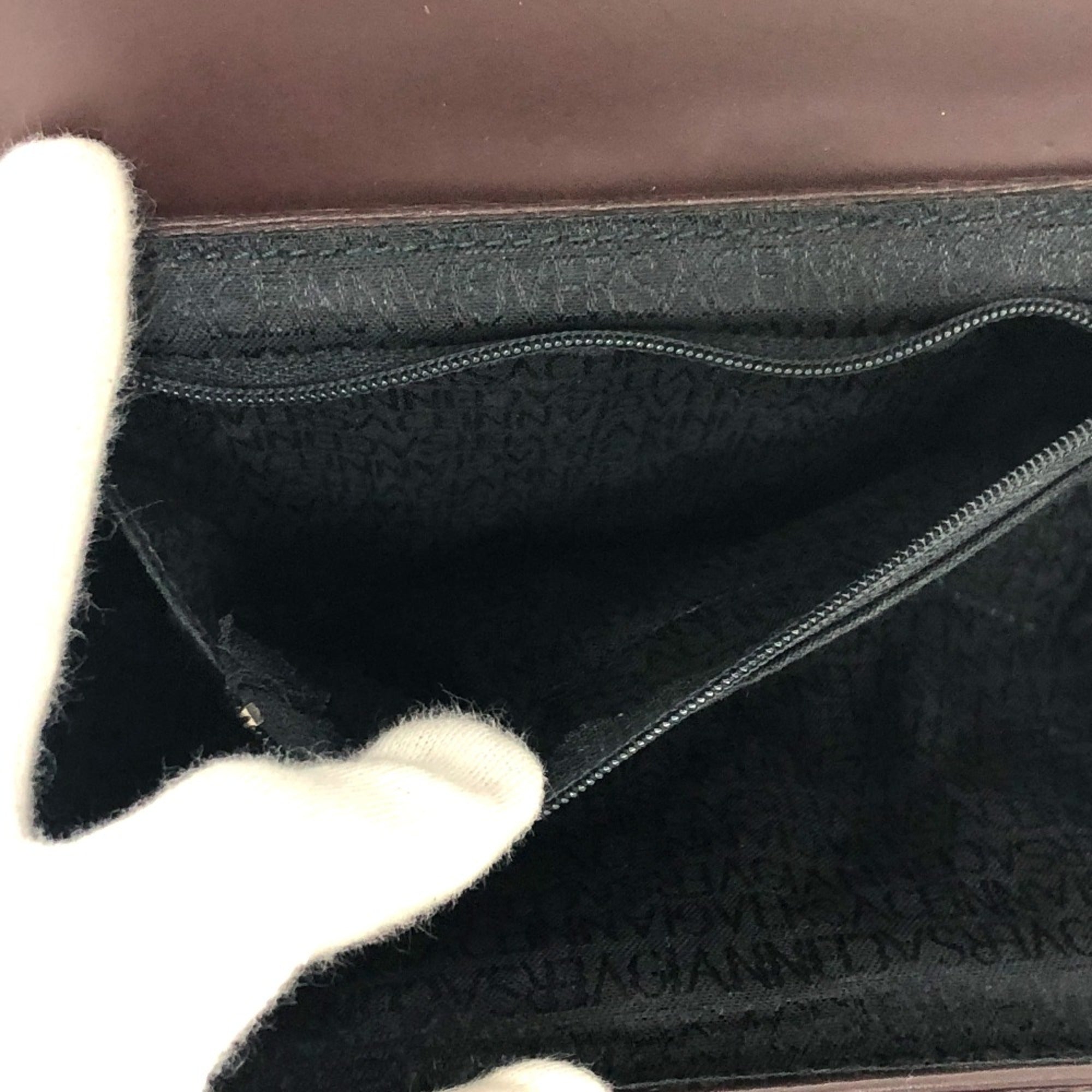 Versace Purple Patent Leather Handbag (Pre-Owned)