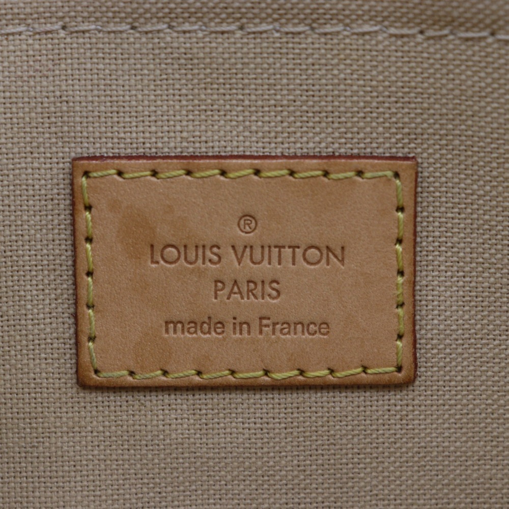 Louis Vuitton White Damier Azur Canvas Shoulder Bag (Pre-Owned)