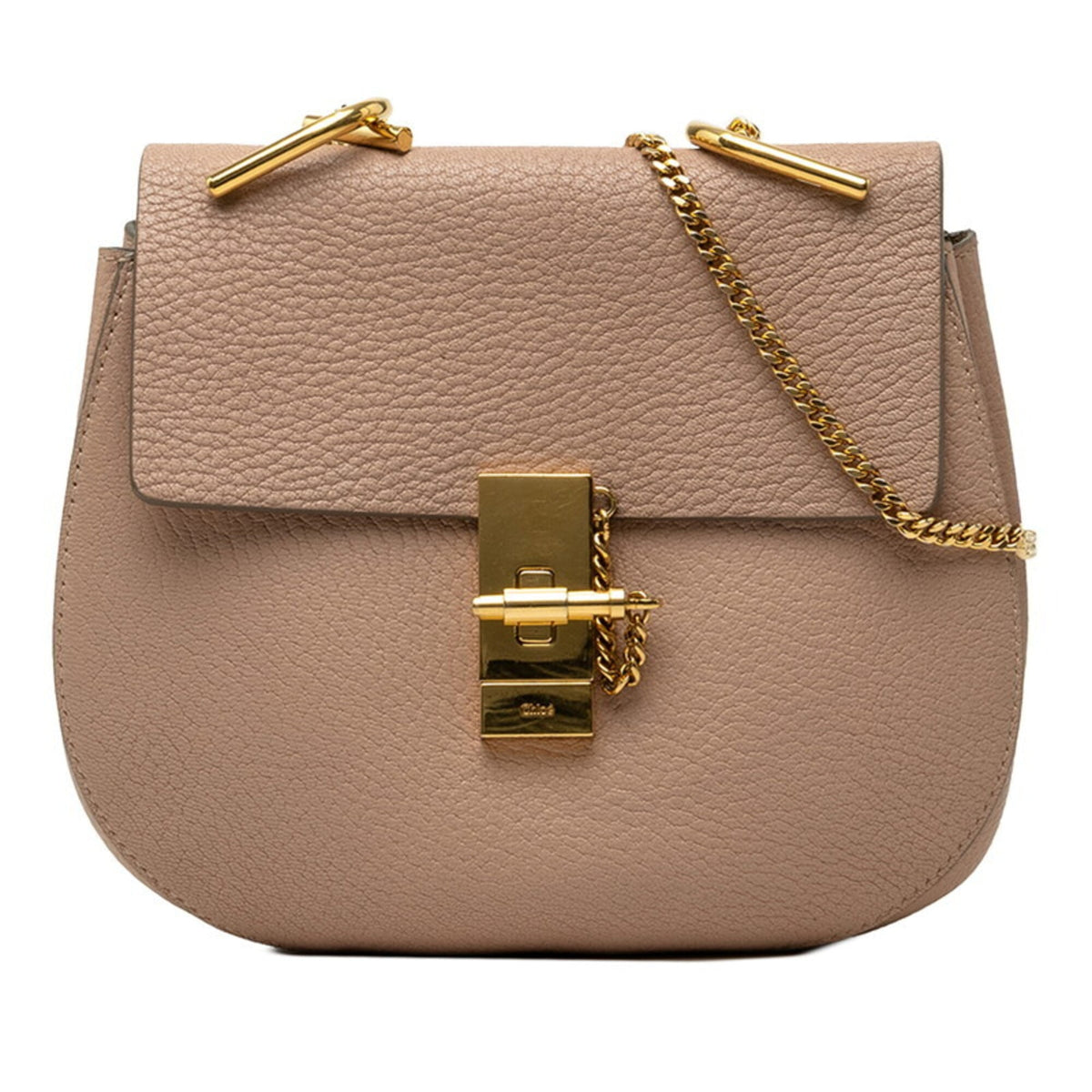 Chloé Pink Leather Shoulder Bag (Pre-Owned)