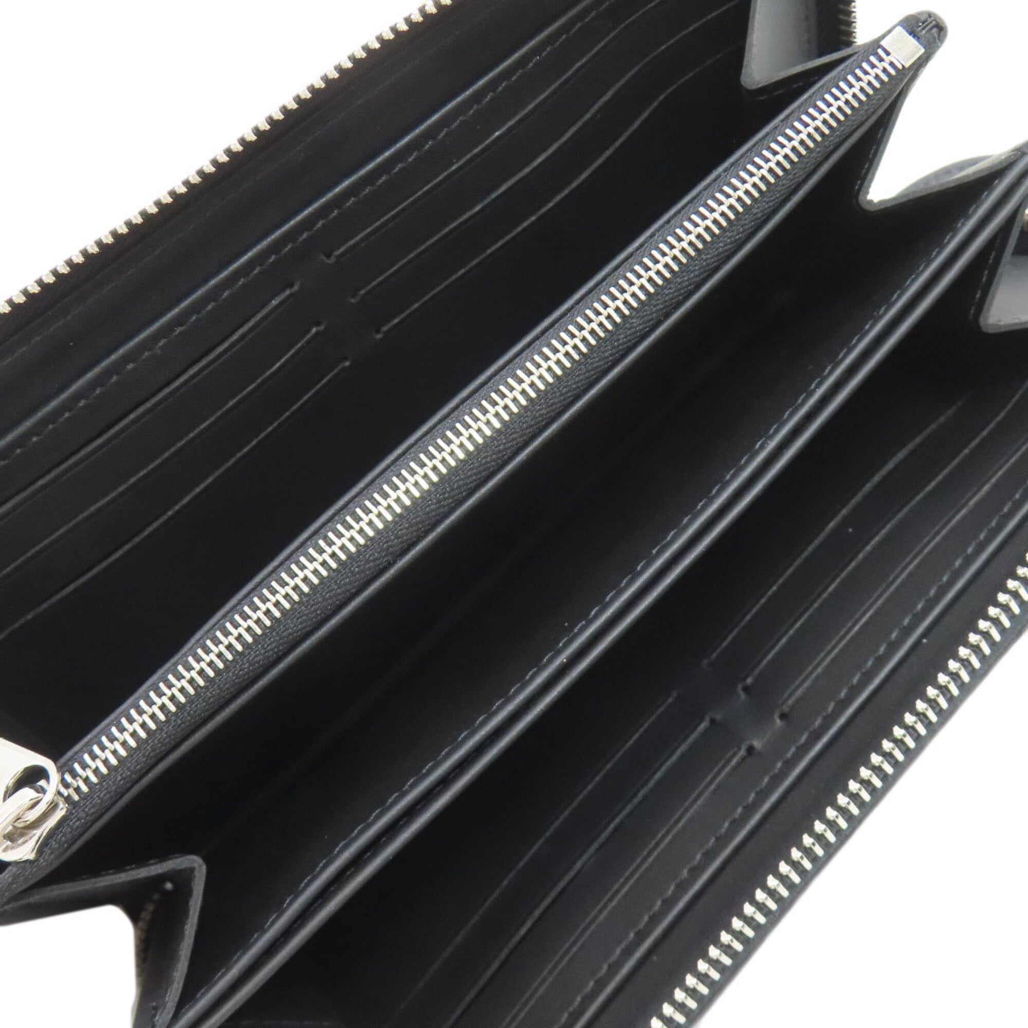 Louis Vuitton Mahina Noir Mahina Leather Long Wallet (Bi-Fold) (Pre-Owned)