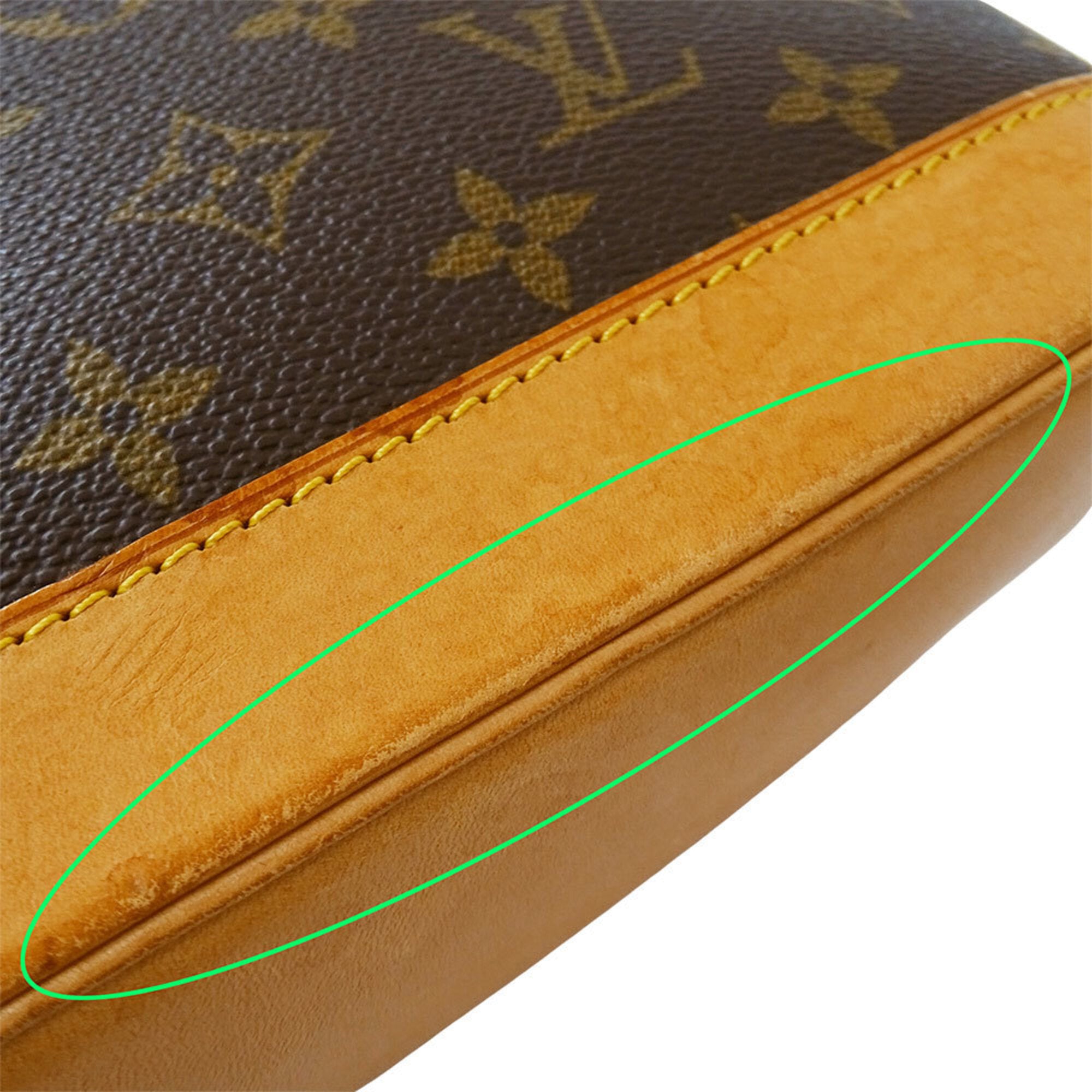 Louis Vuitton Brown Monogram Canvas Handbag (Pre-Owned)
