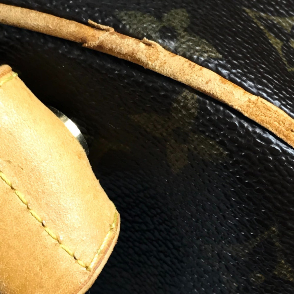 Louis Vuitton Brown Monogram Pochette Shoulder Bag Sling Bag (Pre-Owned)