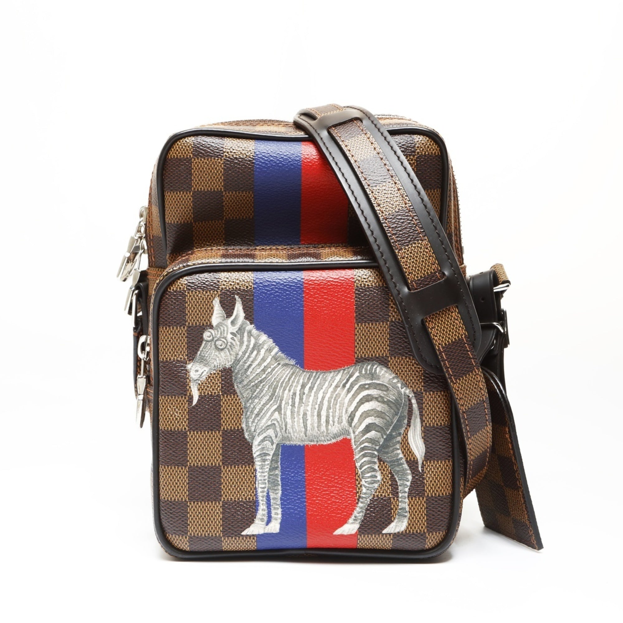 Louis Vuitton Brown Clear Damier Canvas Shoulder Bag (Pre-Owned)