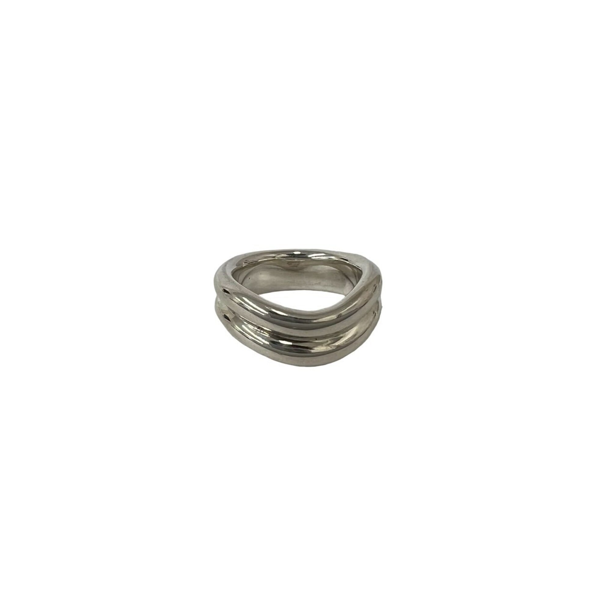 Tiffany Silver Silver 925 Band Ring (Pre-Owned)