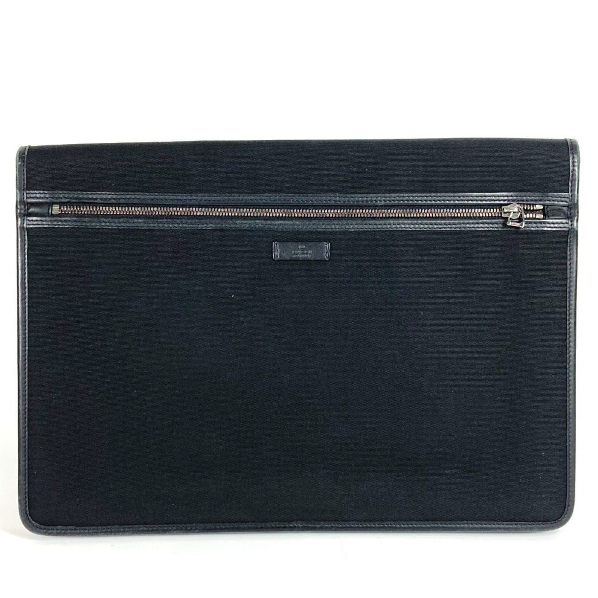 Gucci Black Nylon Clutch Bag Pouch (Pre-Owned)