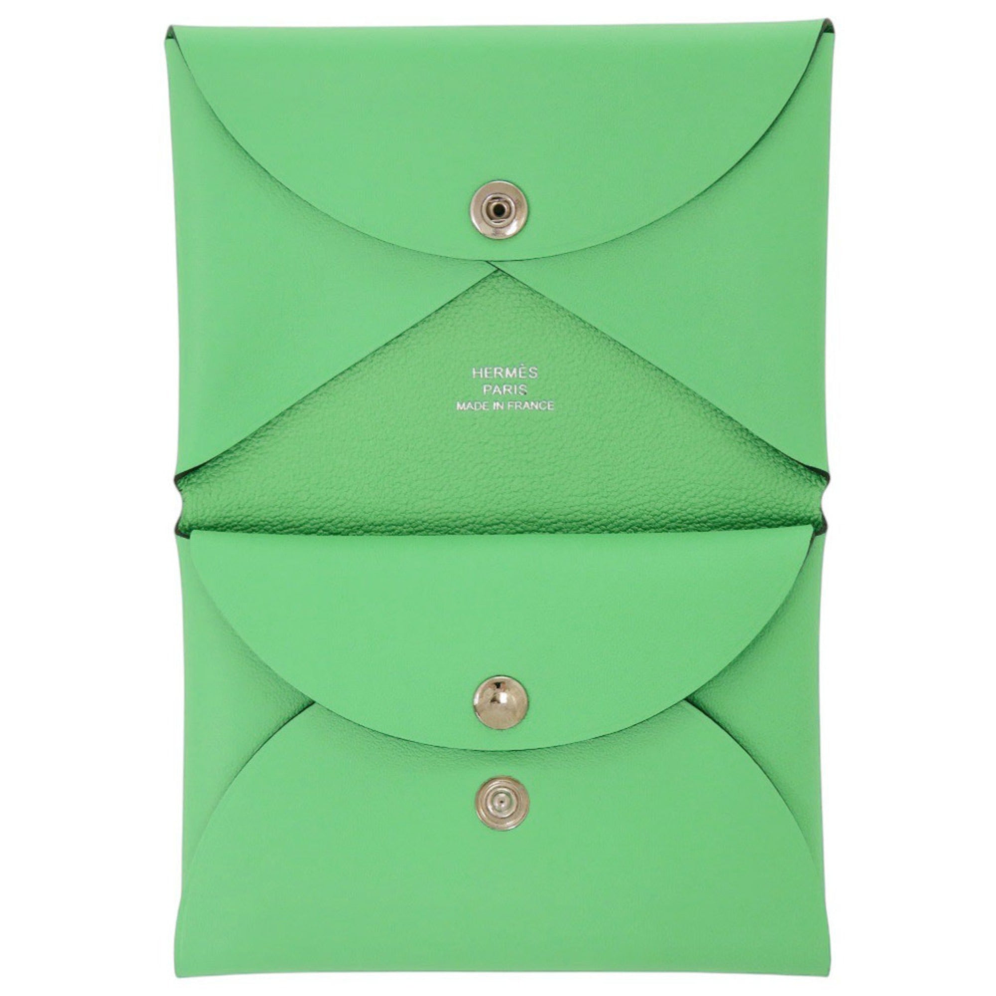 Hermes Green Vert Swift Leather Coin Purse/Coin Case (Pre-Owned)