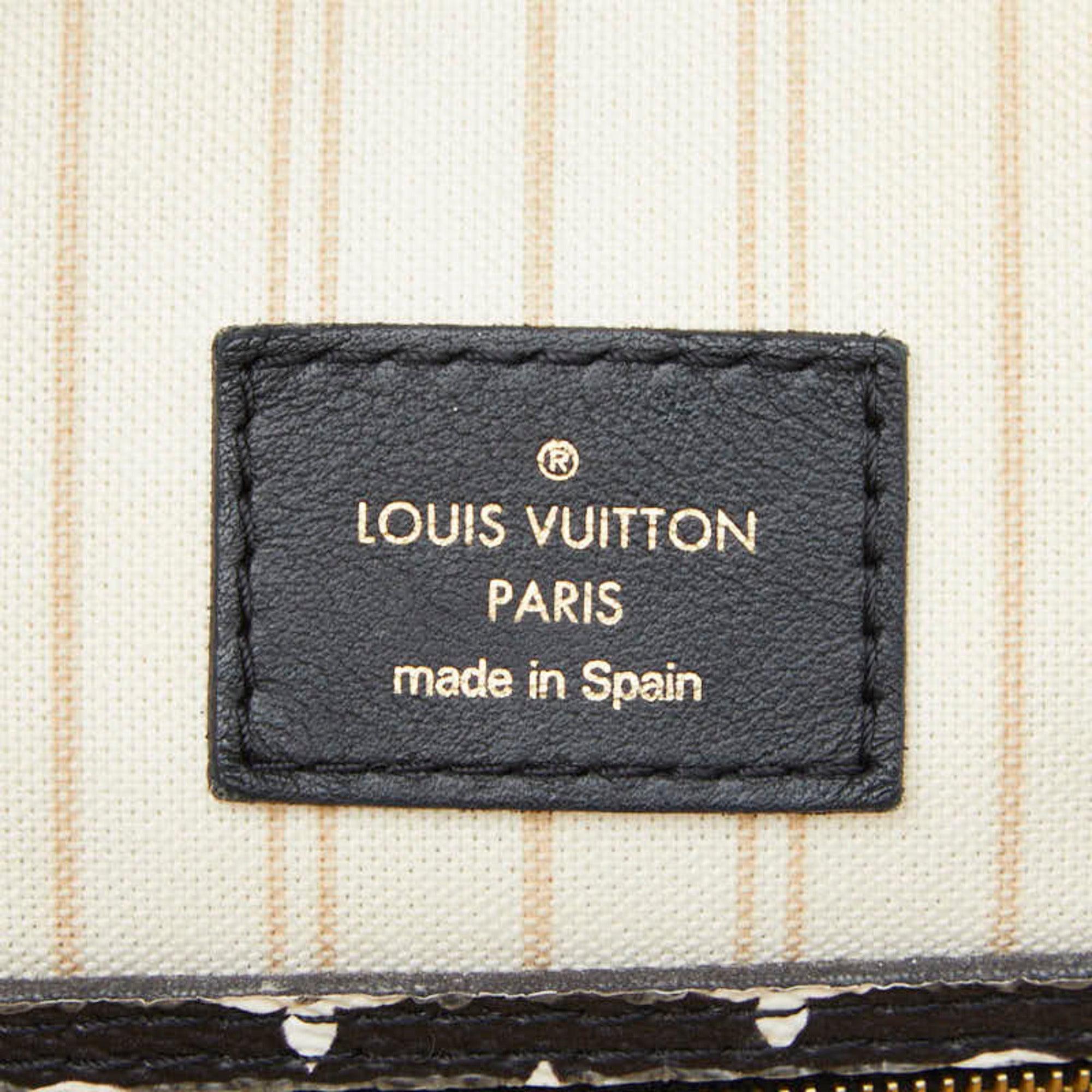 Louis Vuitton Camel Ivory Multi-Color Pvc Leather Pouch Shoulder Bag Tote Bag (Pre-Owned)