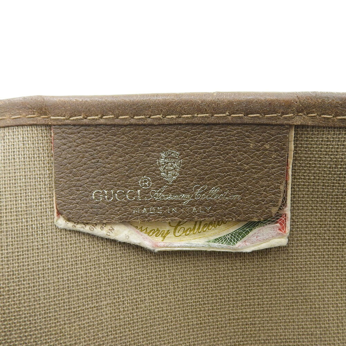Gucci Beige Brown Gg Plus Pvc Leather Handbag Tote Bag (Pre-Owned)