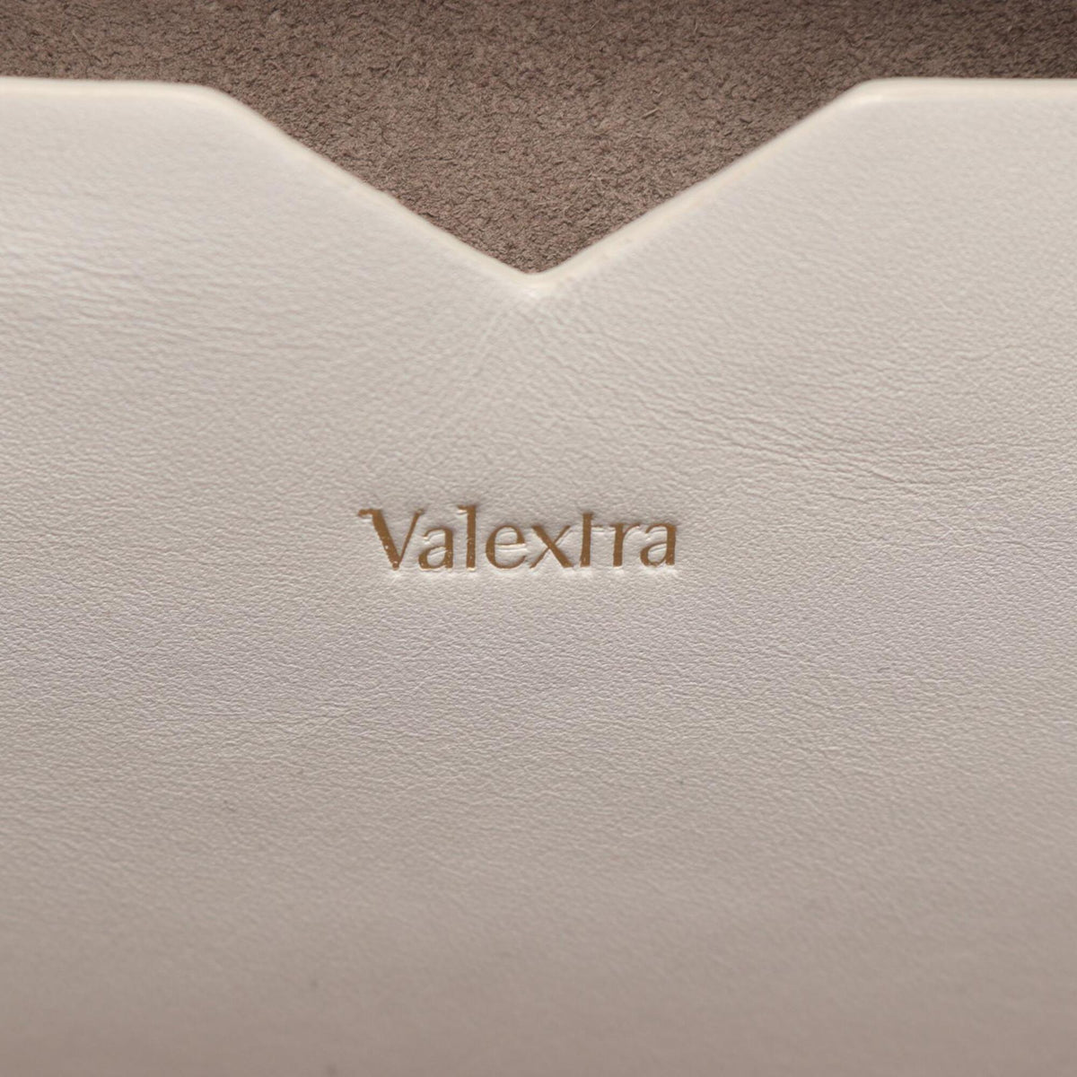 Valextra Gray Leather Handbag Shoulder Bag (Pre-Owned)
