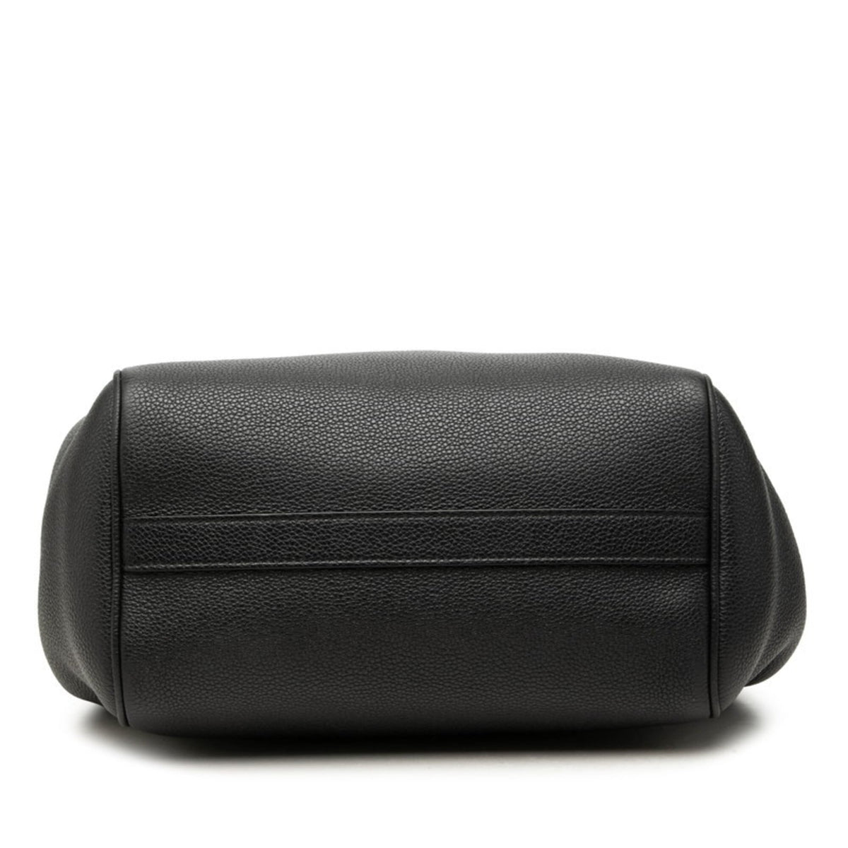 Celine Cabas Black Leather Handbag Shoulder Bag (Pre-Owned)