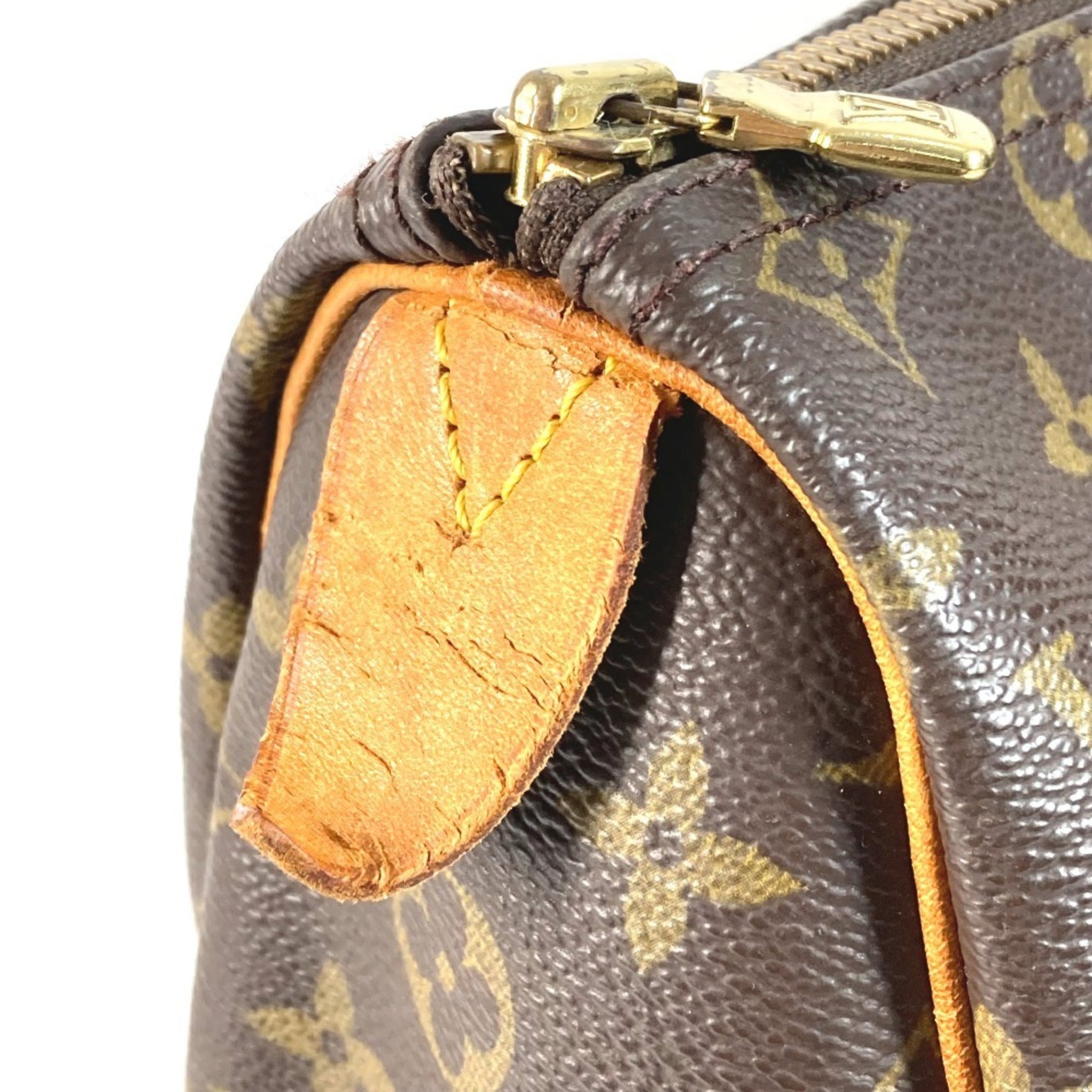 Louis Vuitton Brown Monogram Shoulder Bag Tote Bag (Pre-Owned)