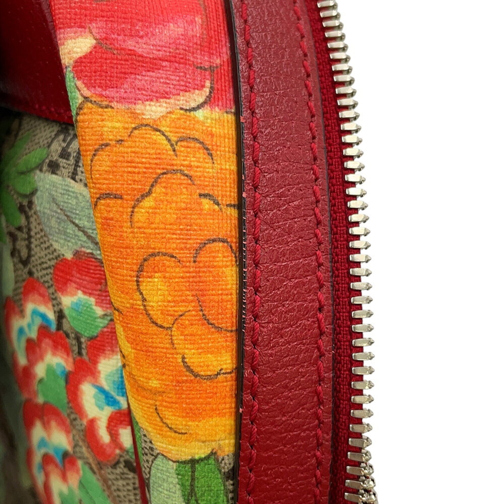 Gucci Multi-Color Red Color Gg Supreme Backpack (Pre-Owned)